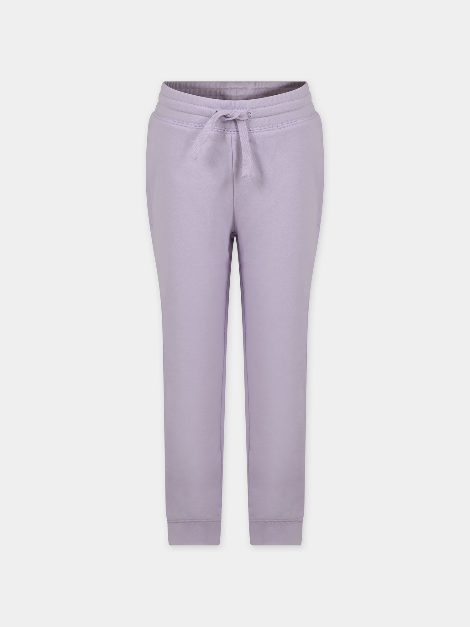 Pantaloni viola per bambina con logo,Stella Mccartney Kids,TU6B00 Z0499 576