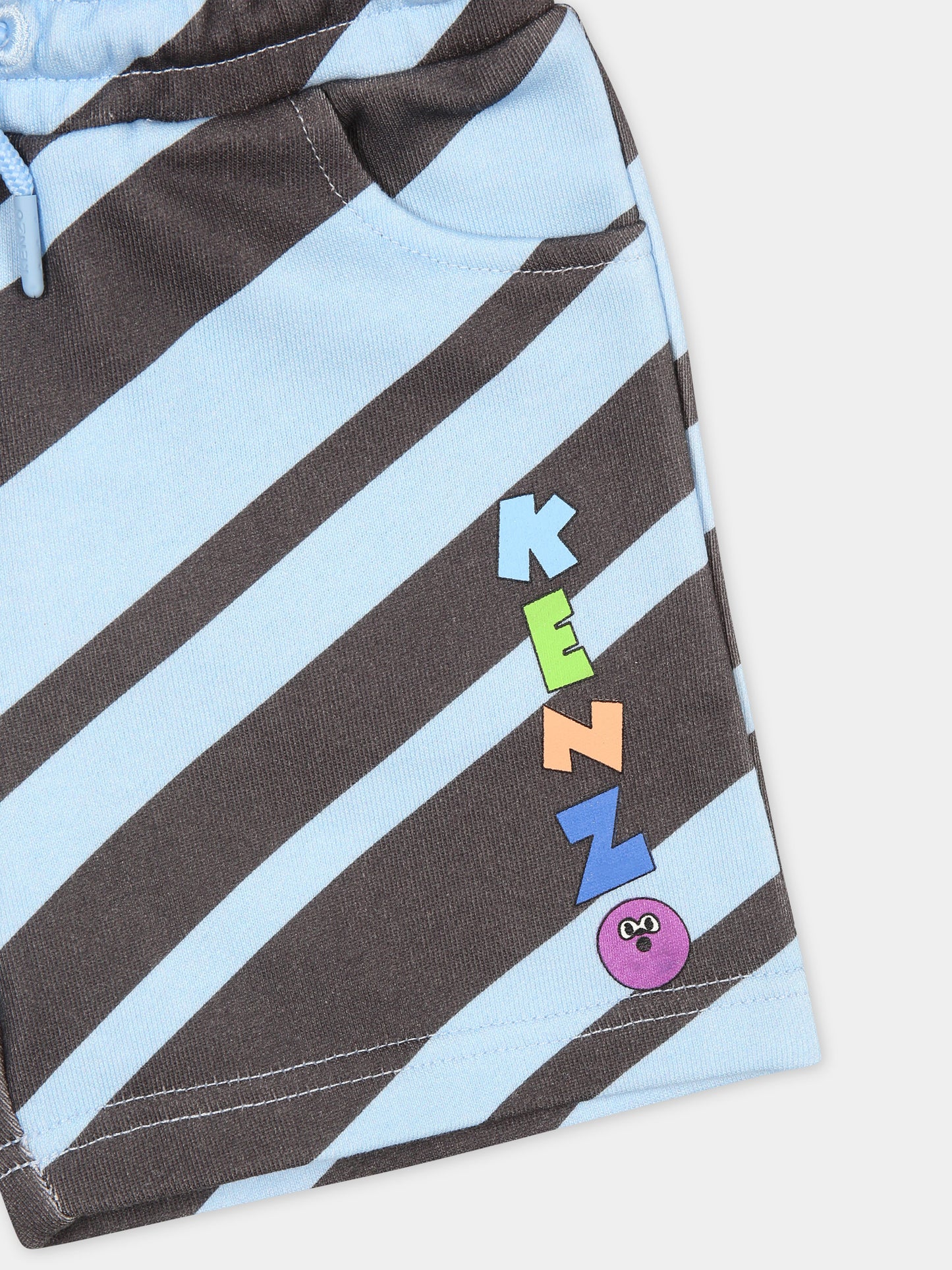 Completo sportivo per neonato con stampa logo,Kenzo Kids,K60139 79H