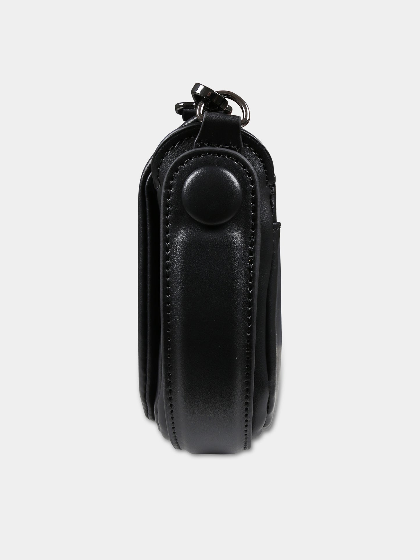 Borsa nera per bambina con Karl e Choupette,Karl Lagerfeld Kids,Z30149 09B