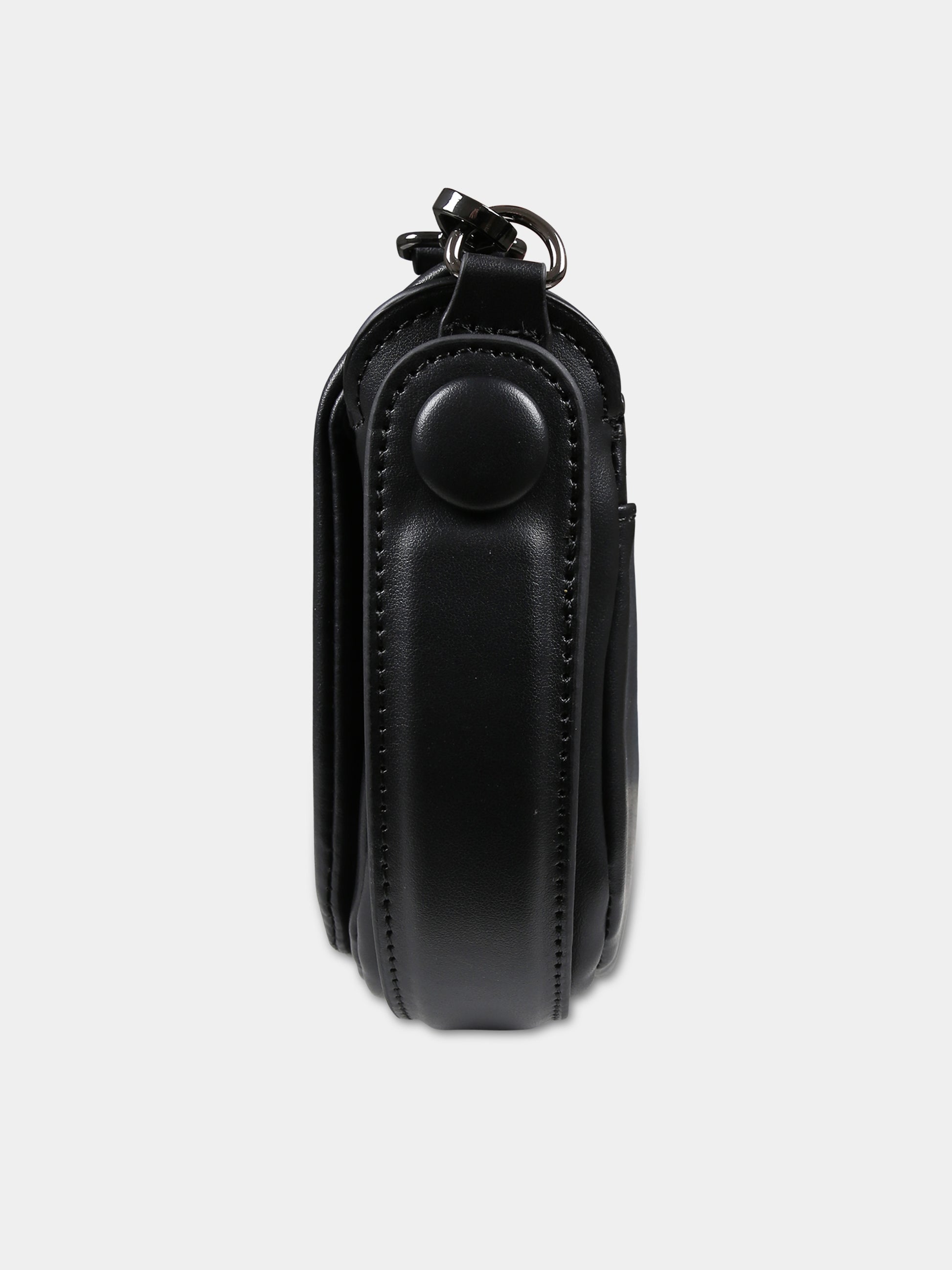 Borsa nera per bambina con Karl e Choupette,Karl Lagerfeld Kids,Z30149 09B