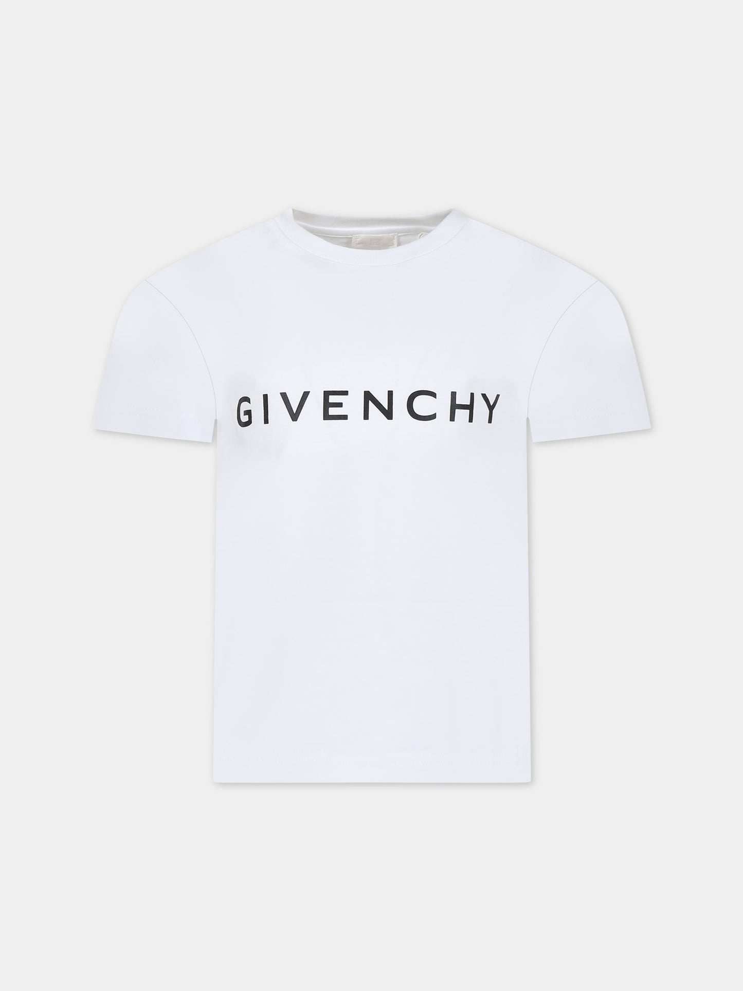 T-shirt bianca per bambini con logo,Givenchy Kids,H30159 10P