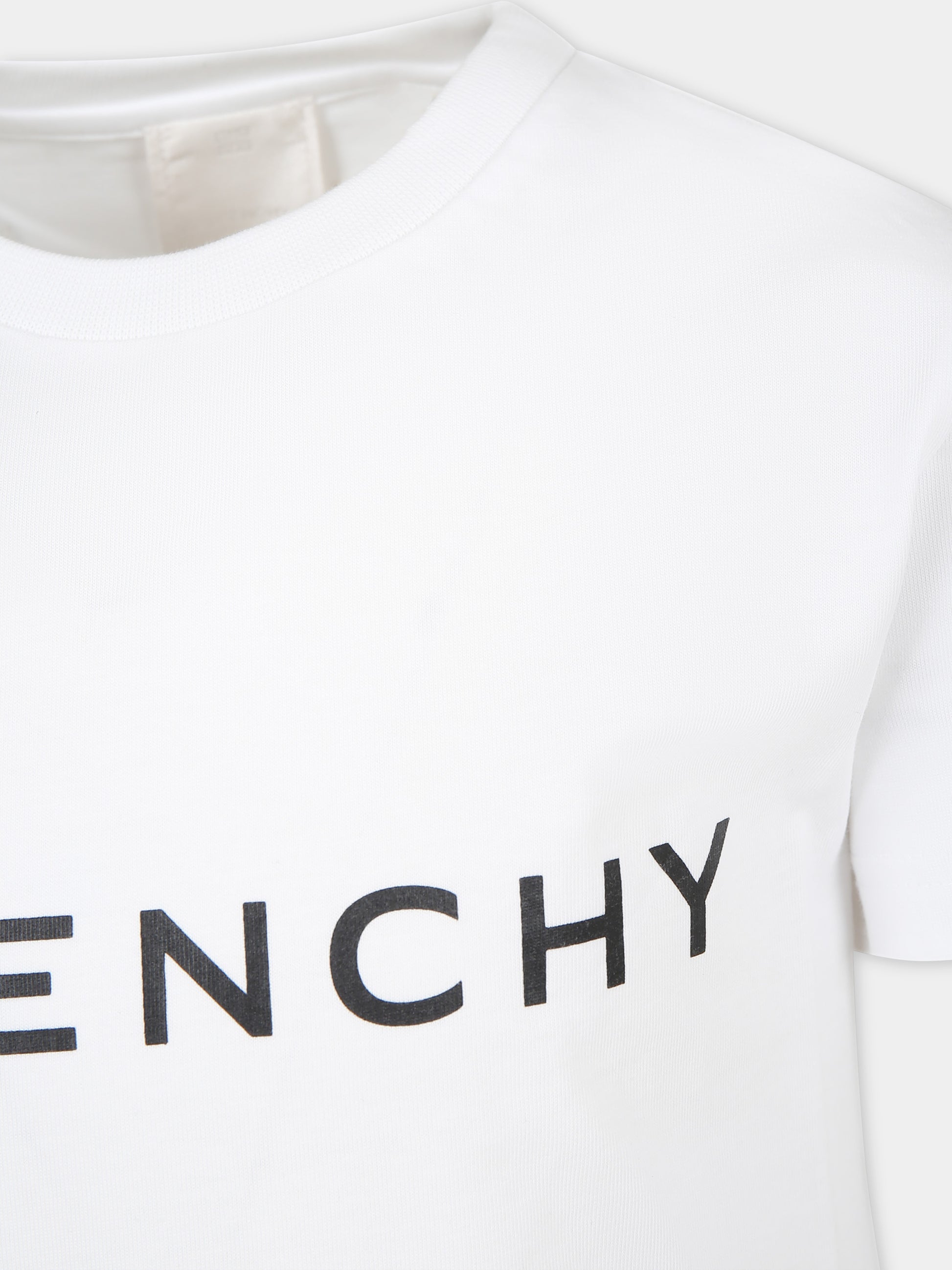 T-shirt bianca per bambini con logo,Givenchy Kids,H30159 10P