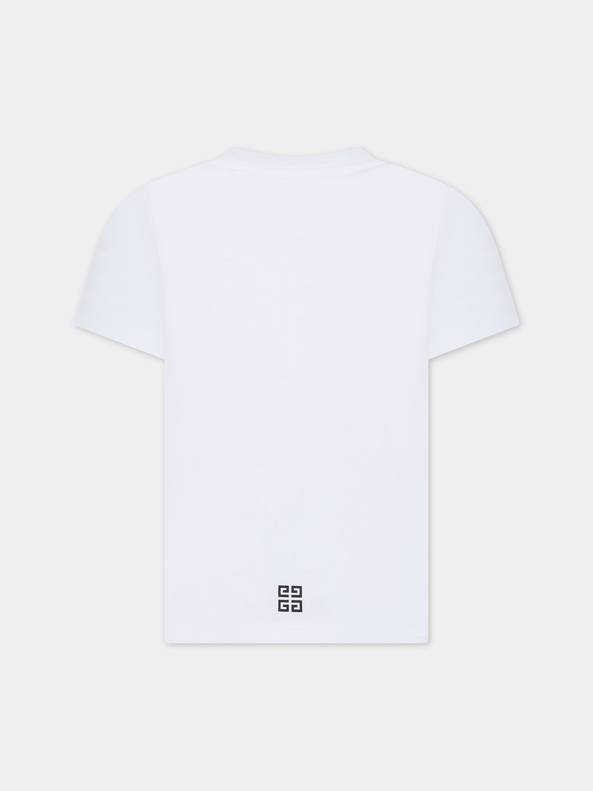 T-shirt bianca per bambini con logo,Givenchy Kids,H30162 10P