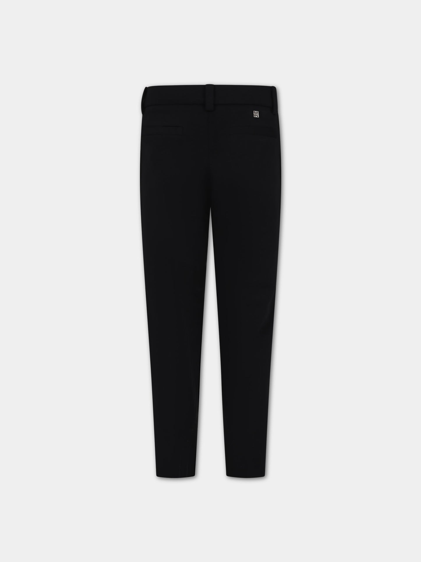 Pantaloni neri per bambino con logo,Givenchy Kids,H30127 09B