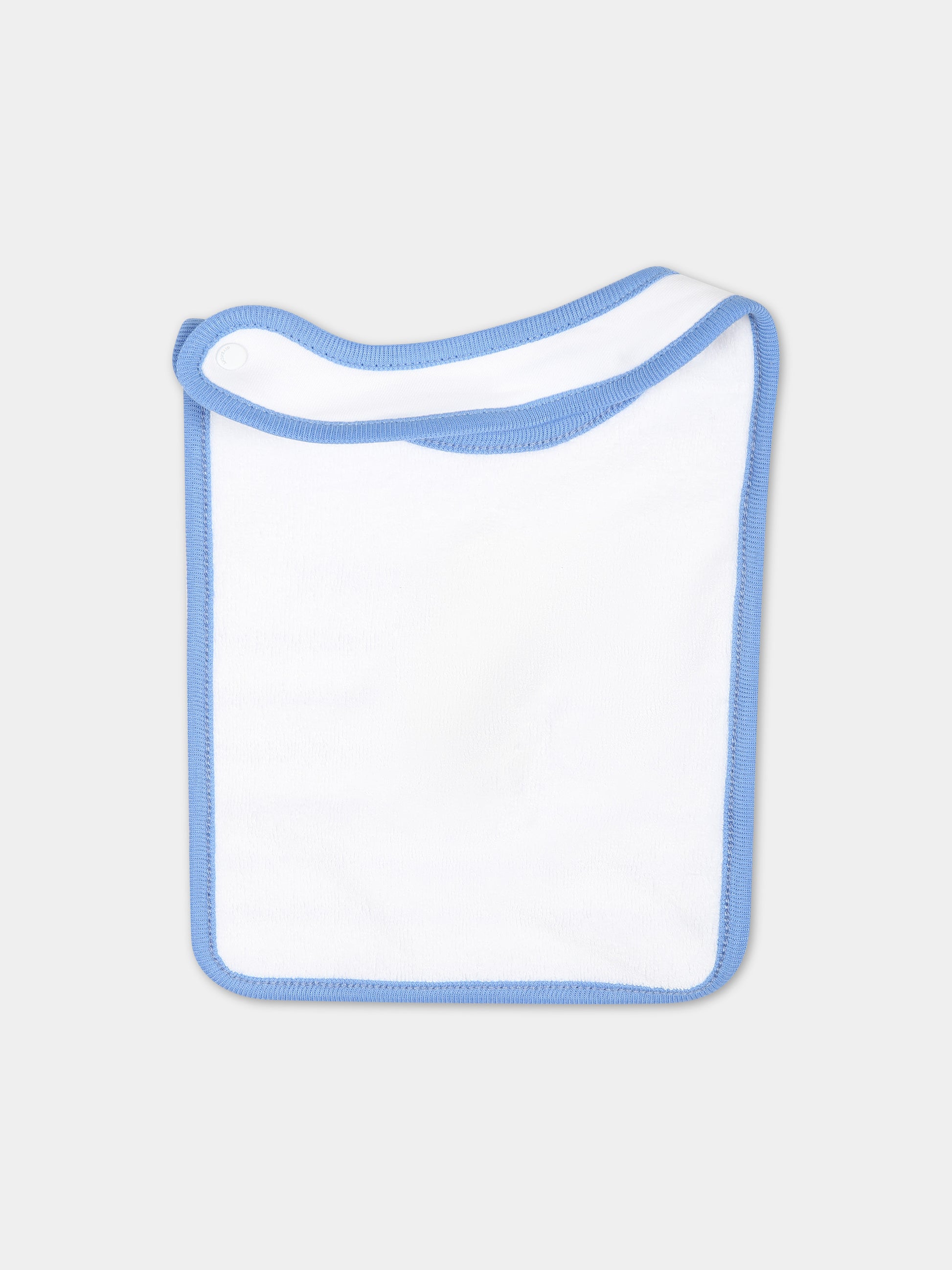 Set celeste per neonato con righe  logo,Givenchy Kids,H30291 824