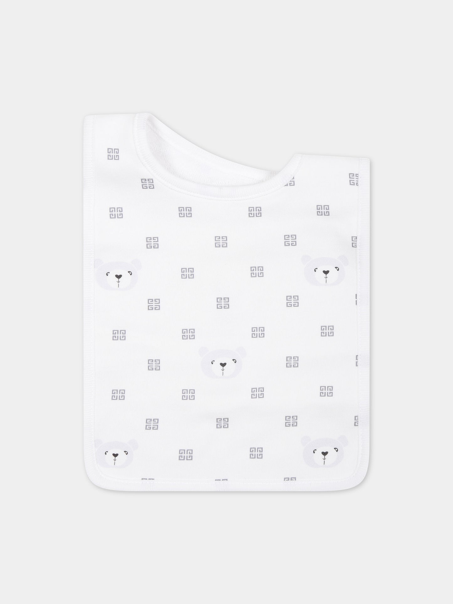 Set bianco per neonati con logo,Givenchy Kids,H30266 10P