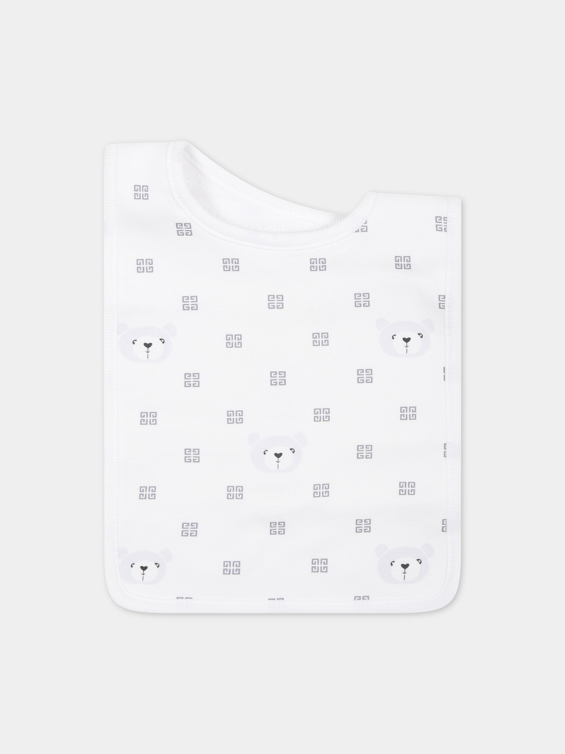 Set bianco per neonati con logo,Givenchy Kids,H30266 10P