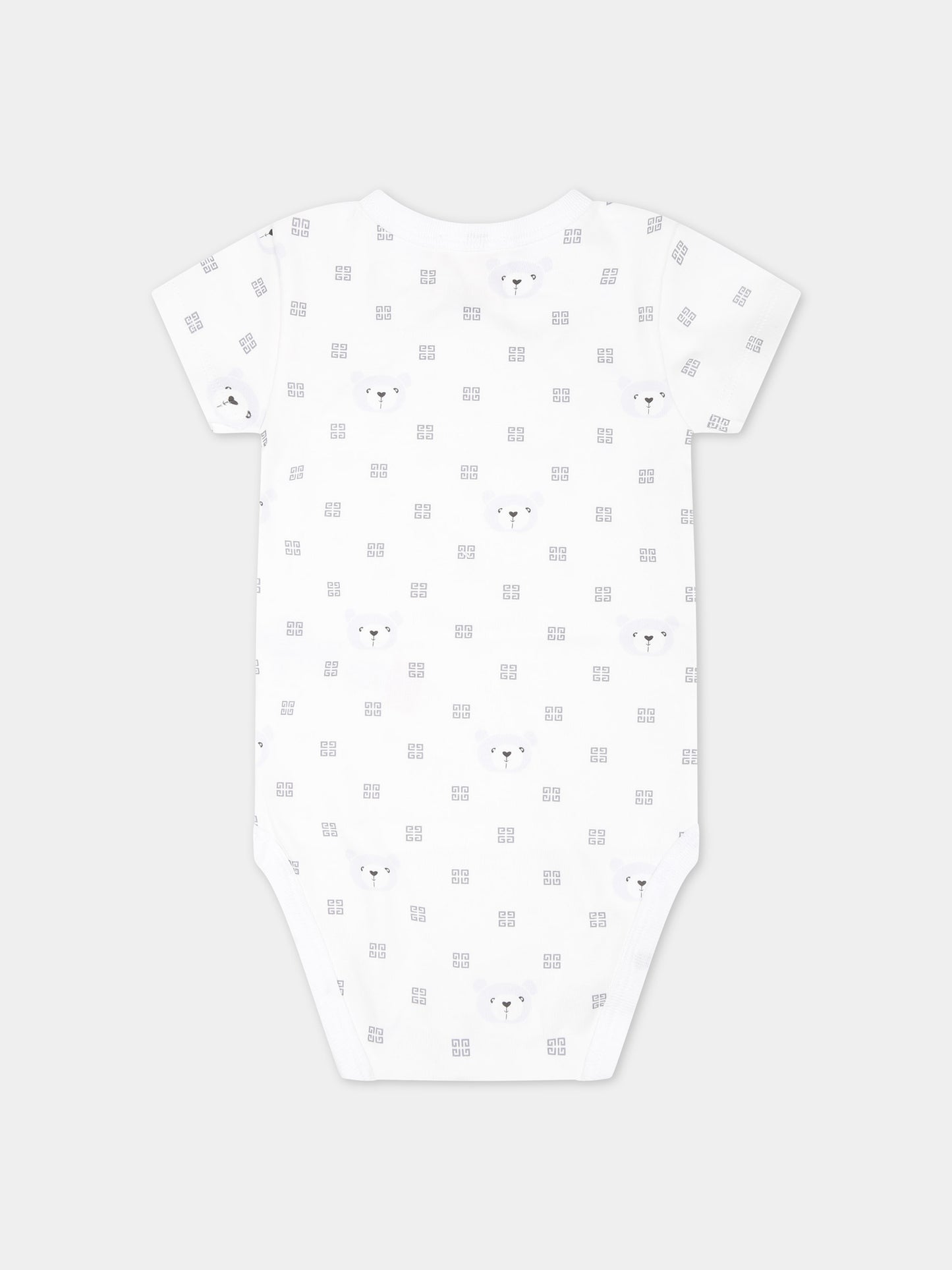 Set bianco per neonati con logo,Givenchy Kids,H30233 10P