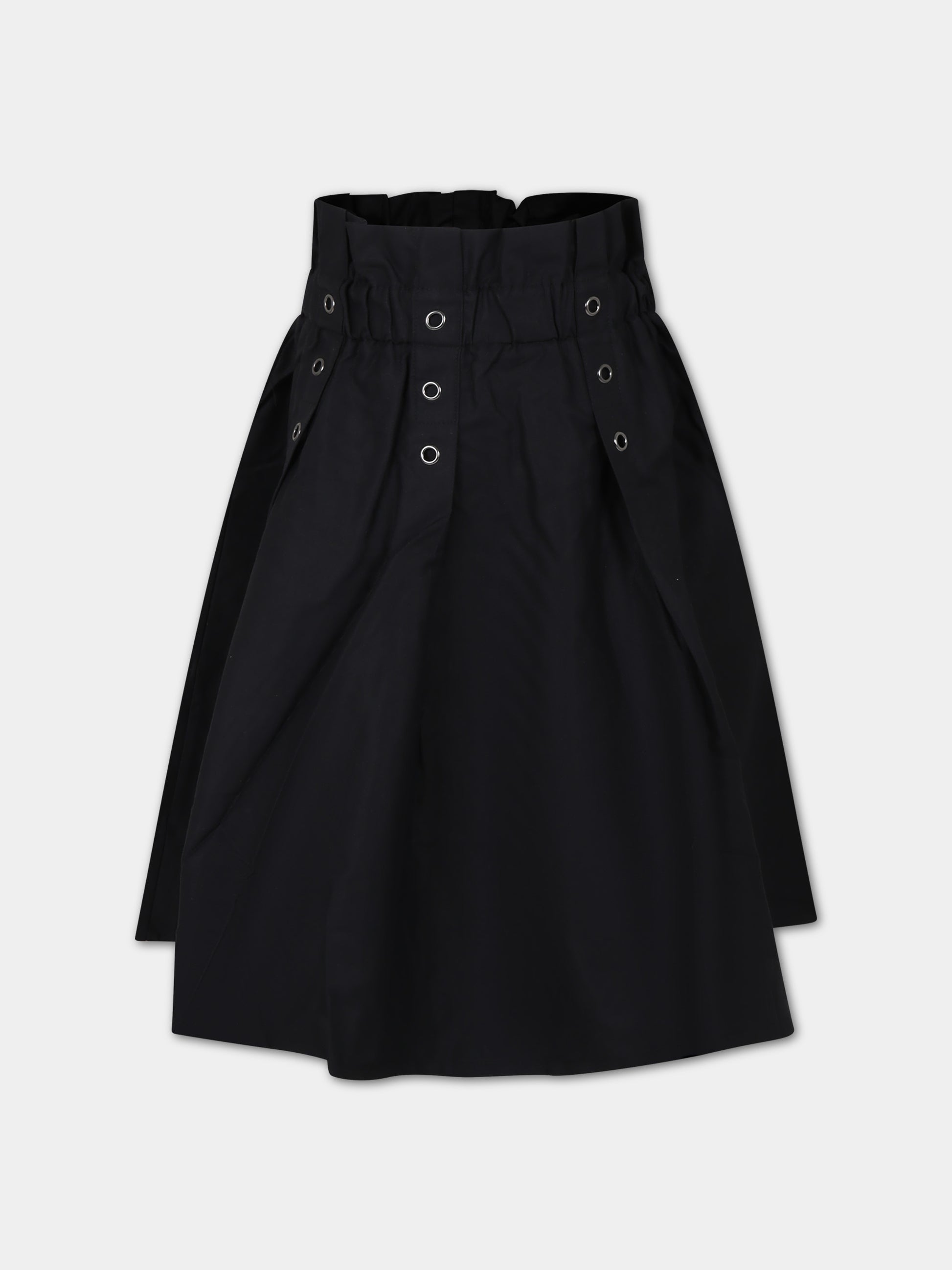 Gonna casual nera per bambina,Dkny,D60054 09B
