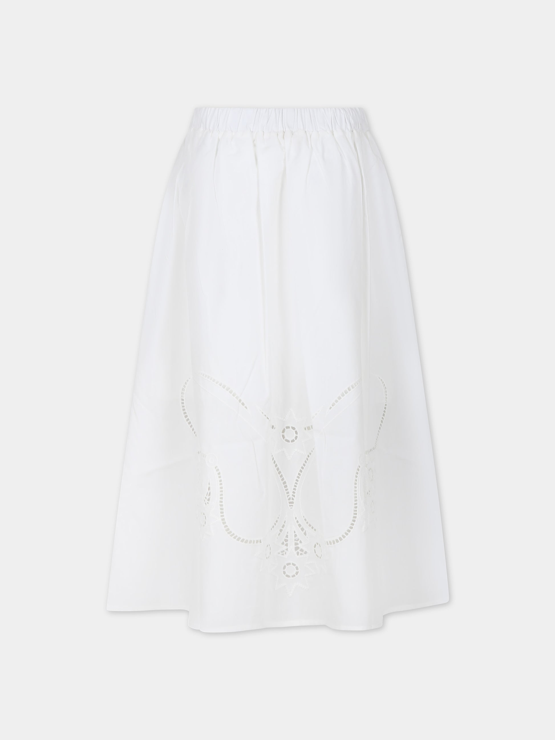 Gonna bianca per bambina,Chloé Kids,C20075 117