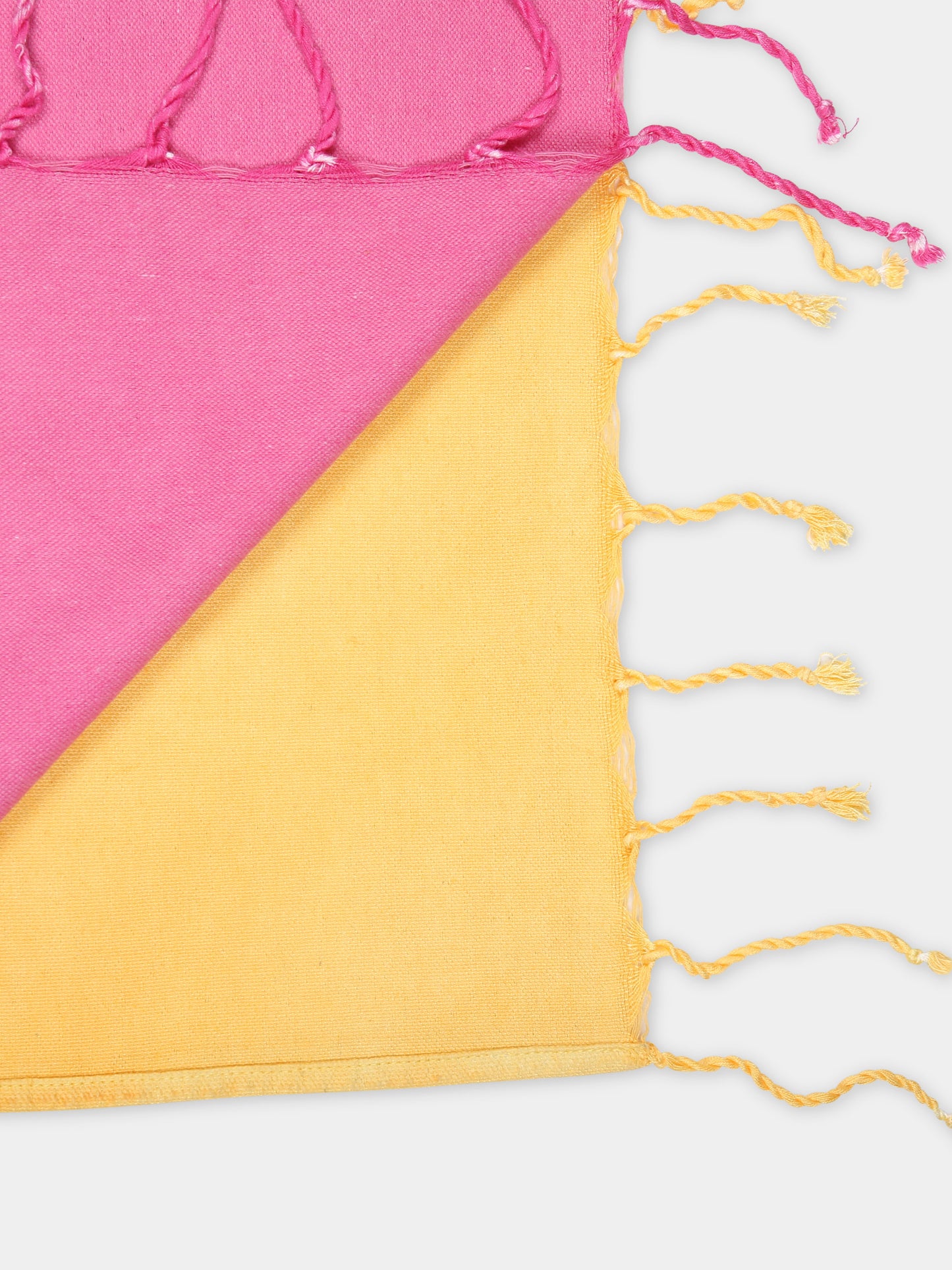 Telo mare rosa per bambina con logo,Chloé Kids,C20052 S05