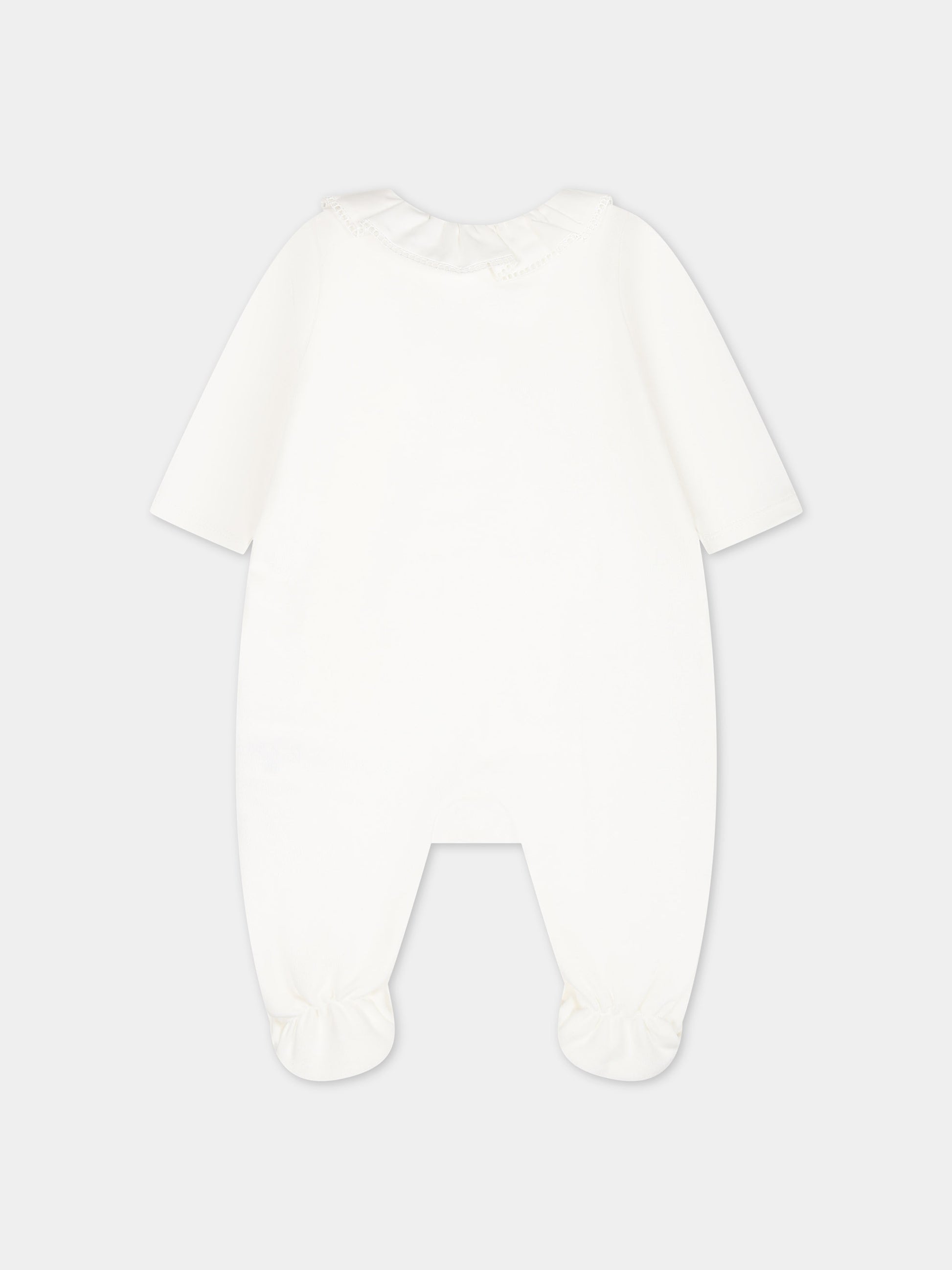 Set tutina bianca per neonata,Chloé Kids,C20156 117