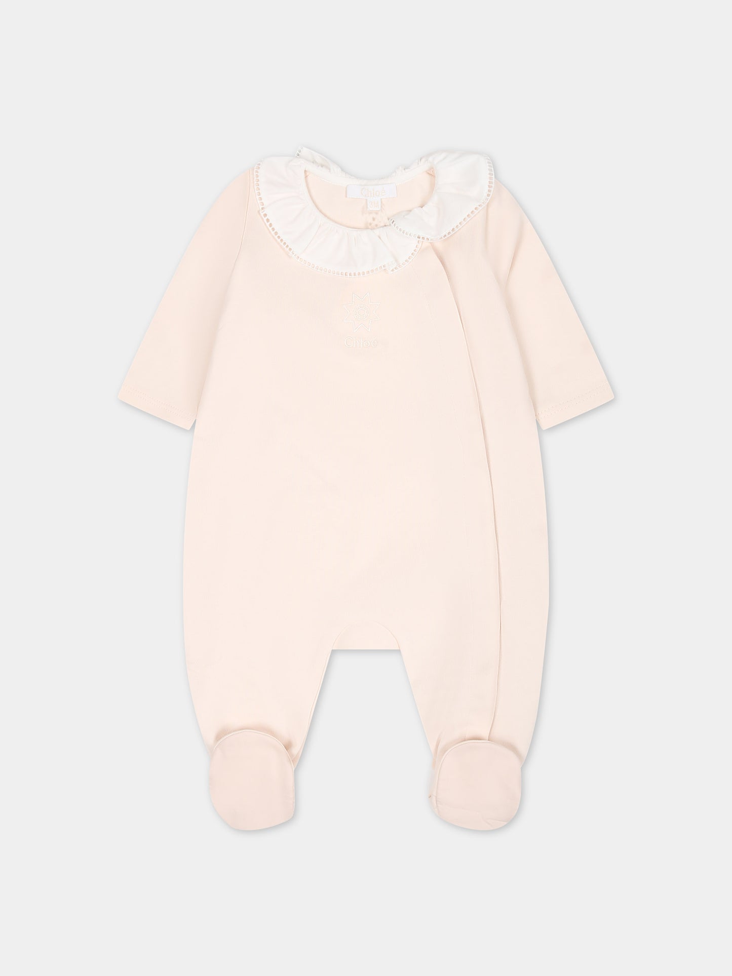 Set tutina rosa per neonata,Chloé Kids,C20156 440