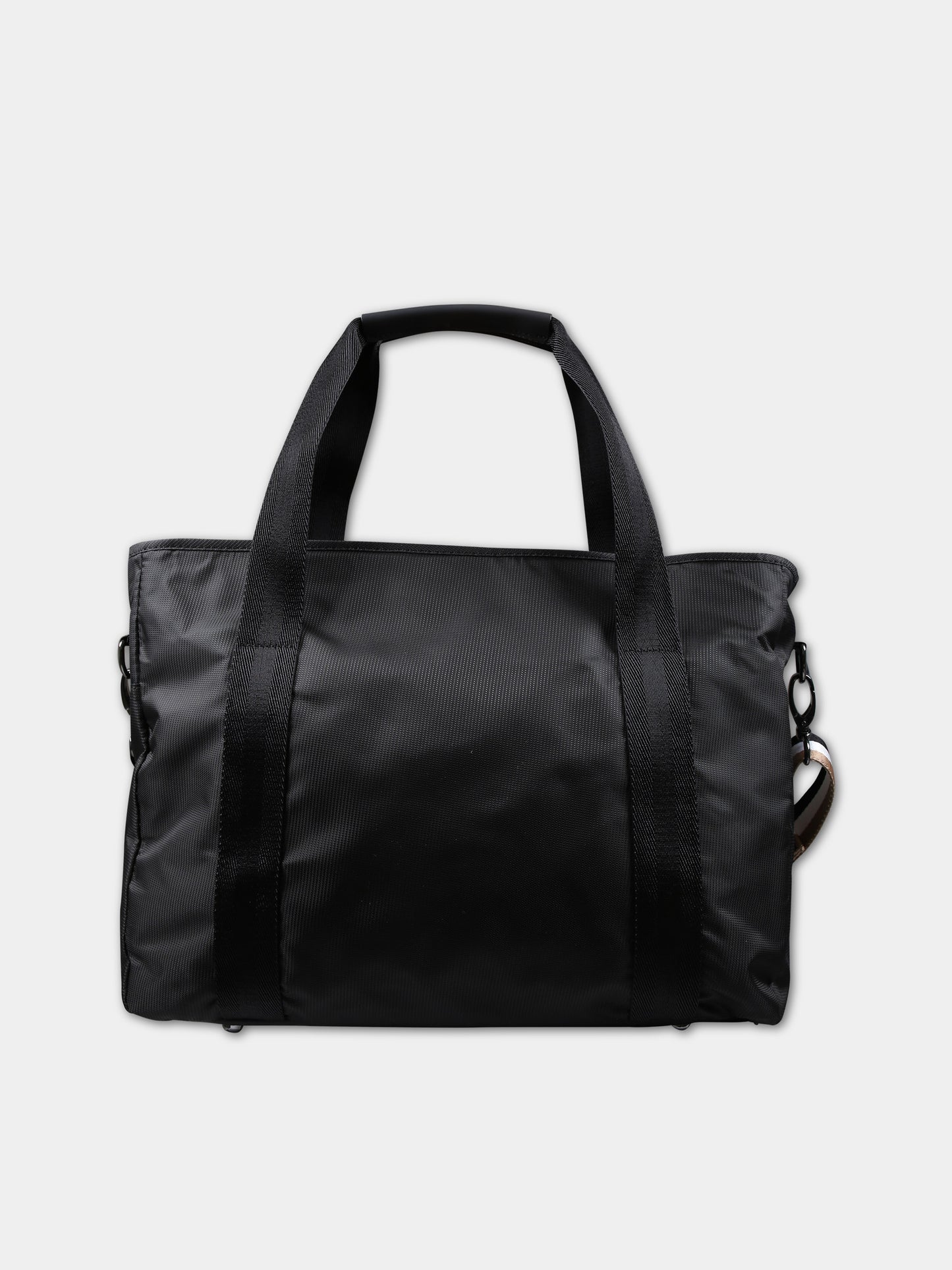 Borsa mamma nera per neonato con logo,Boss,J51022 09B