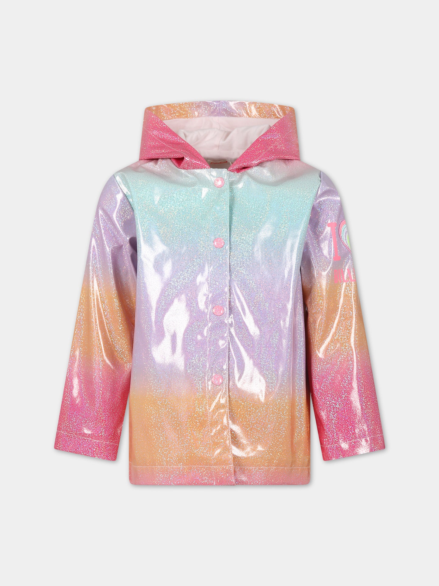 Impermeabile multicolor per bambina,Billieblush,U20152 Z41