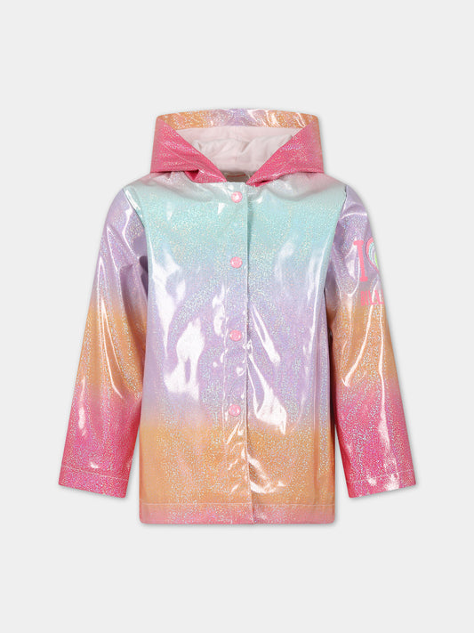 Impermeabile multicolor per bambina,Billieblush,U20152 Z41