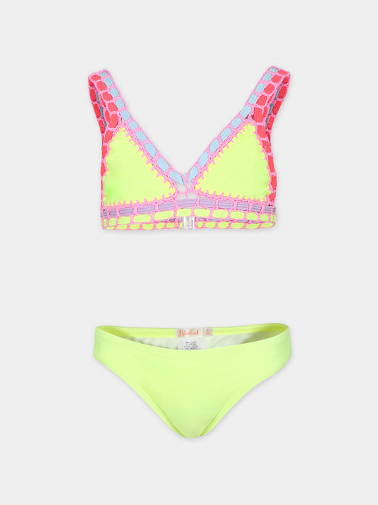 Bikini giallo per bambina,Billieblush,U20055 599
