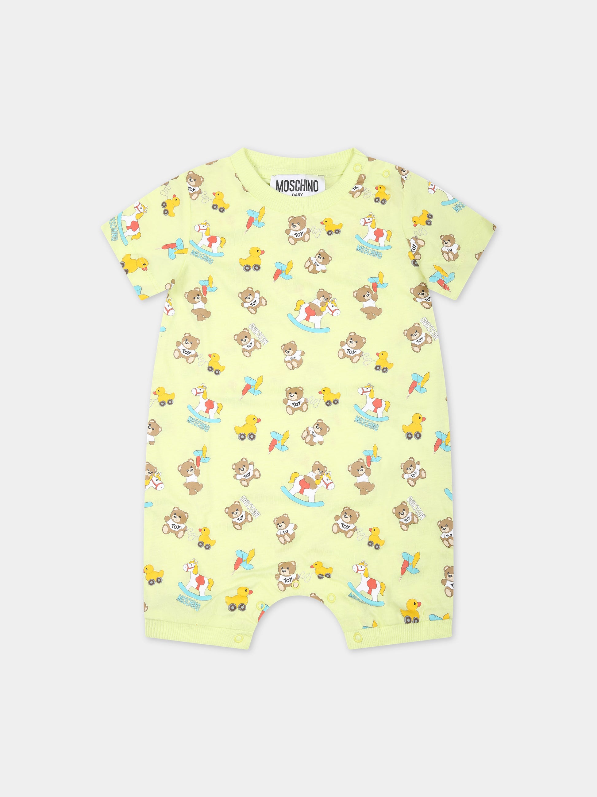 Set multicolor per neonati con Teddy Bear,Moschino Kids,MQY02P LAB92 83535