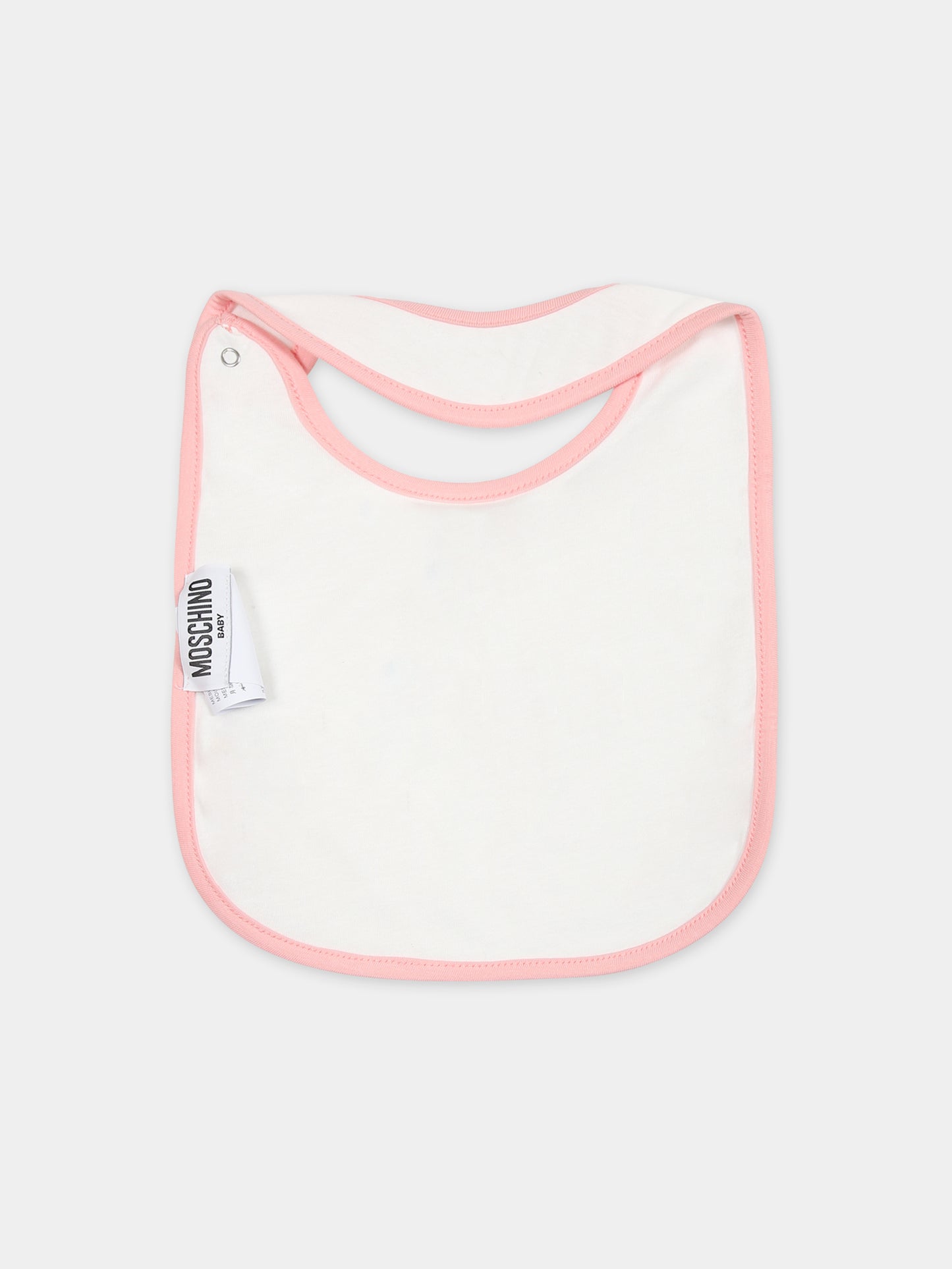 Set rosa per neonata con Teddy Bear,Moschino Kids,MNY03I LCA19 50209