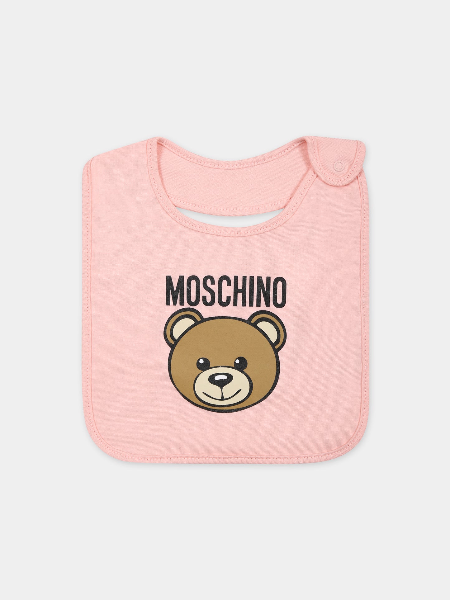 Set rosa per neonata con Teddy Bear,Moschino Kids,MUY06Q LCA19 50209