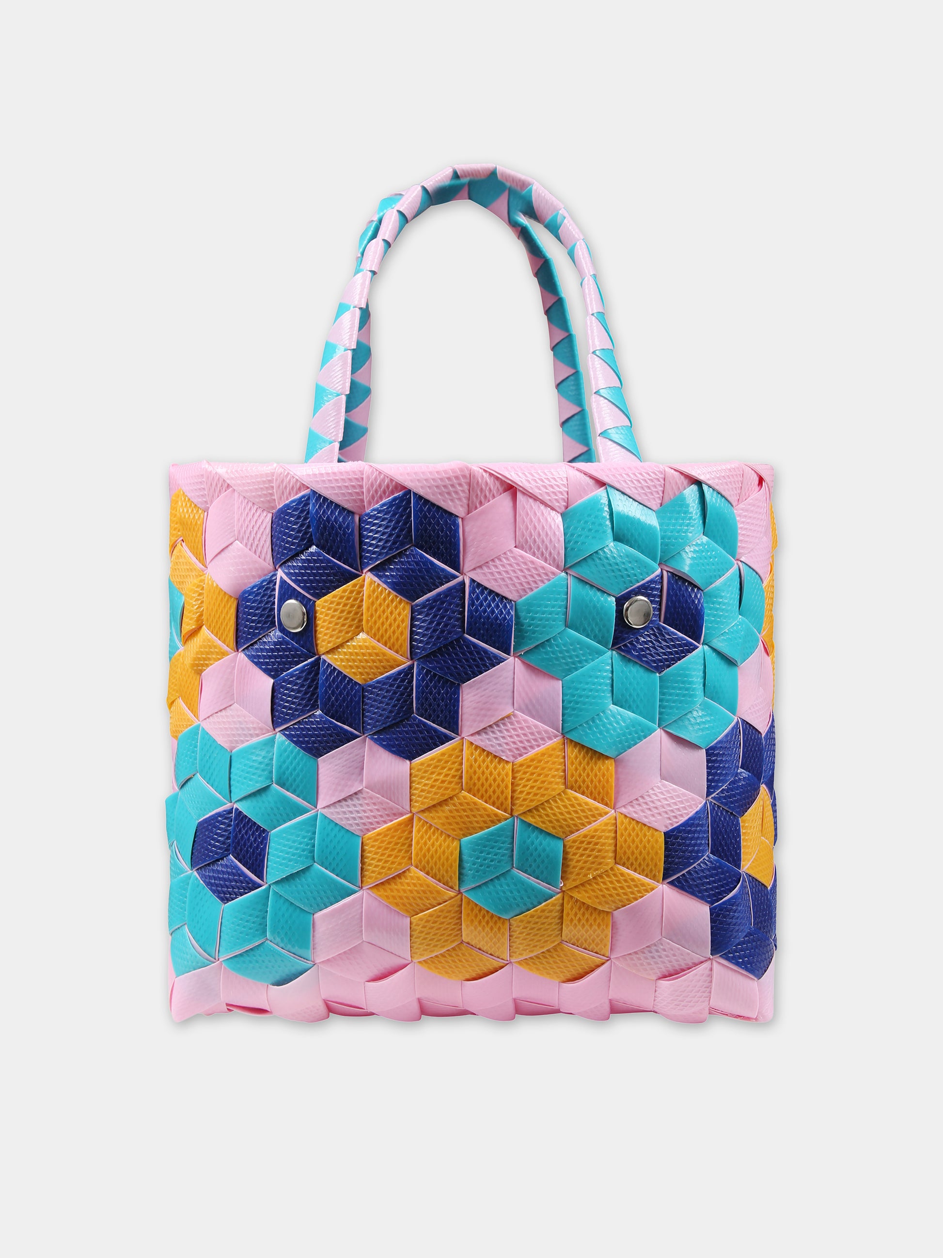 Borsa multicolor per bambina con logo,Marni Kids,M01157 M00IW MW77F 0M340