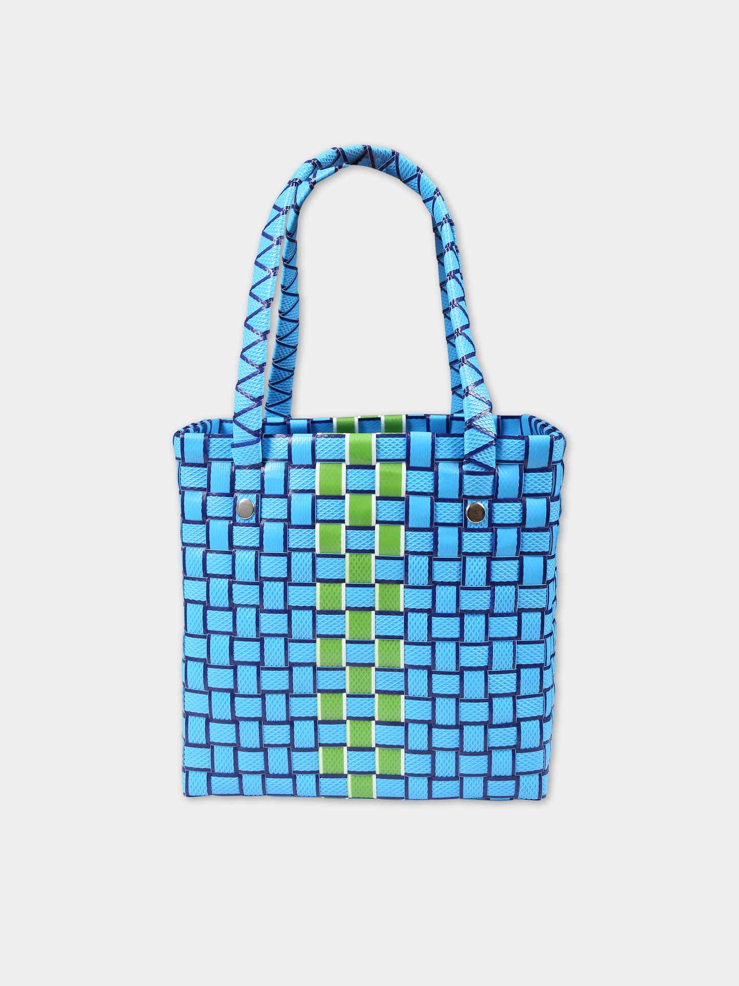 Borsa azzurra per bambina con logo,Marni Kids,M00638 M00IW MW73F 0M848