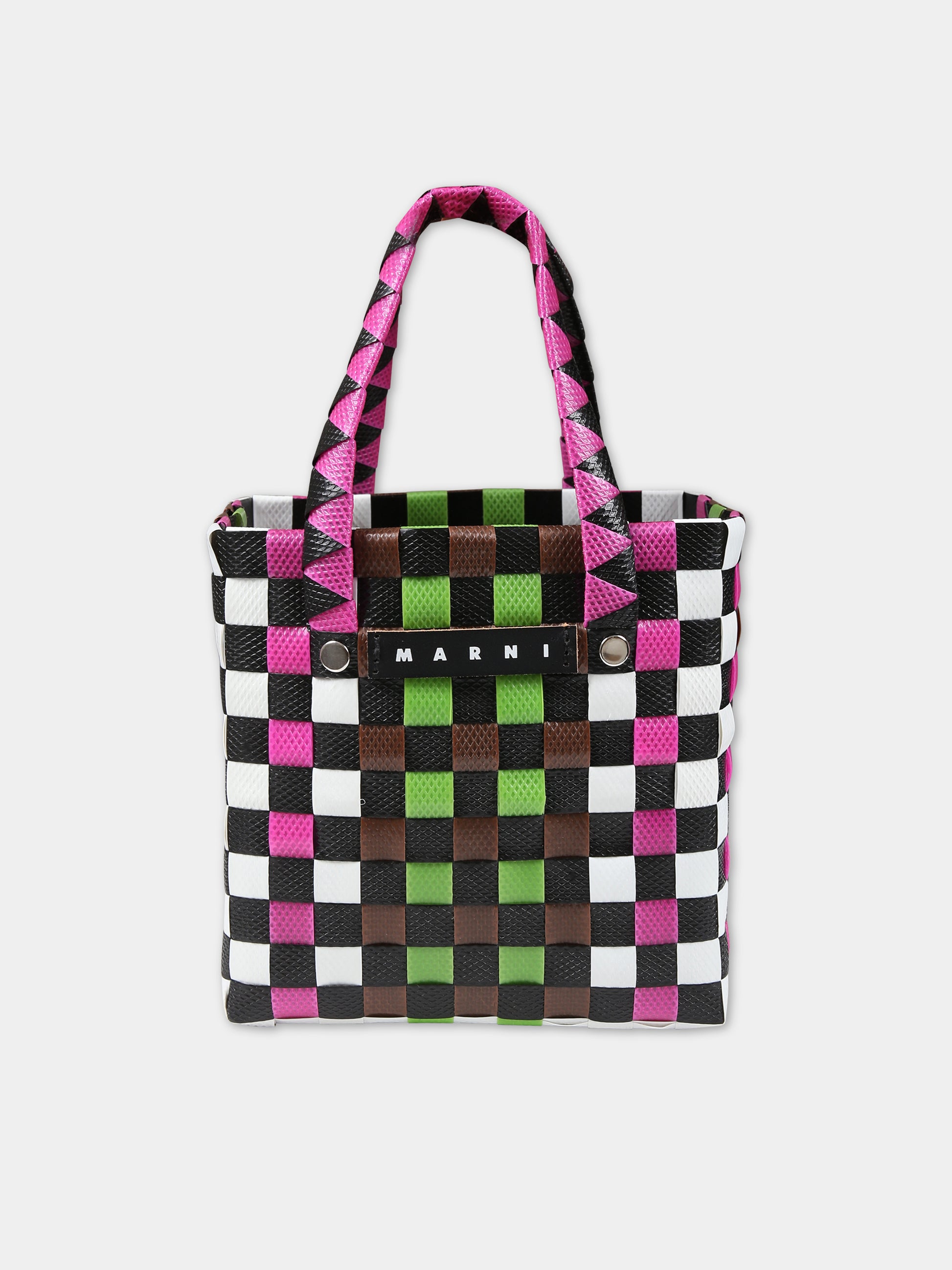 Borsa muticolor per bambina con logo,Marni Kids,M00178 M00IW MW55F 0M340