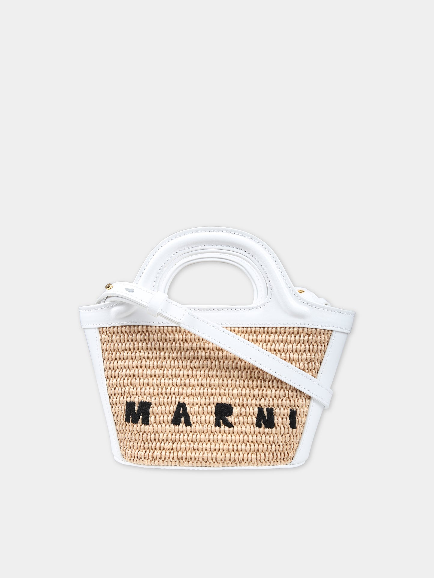 Borsa beige per bambina con logo,Marni Kids,M01161 P3860 Z0T01