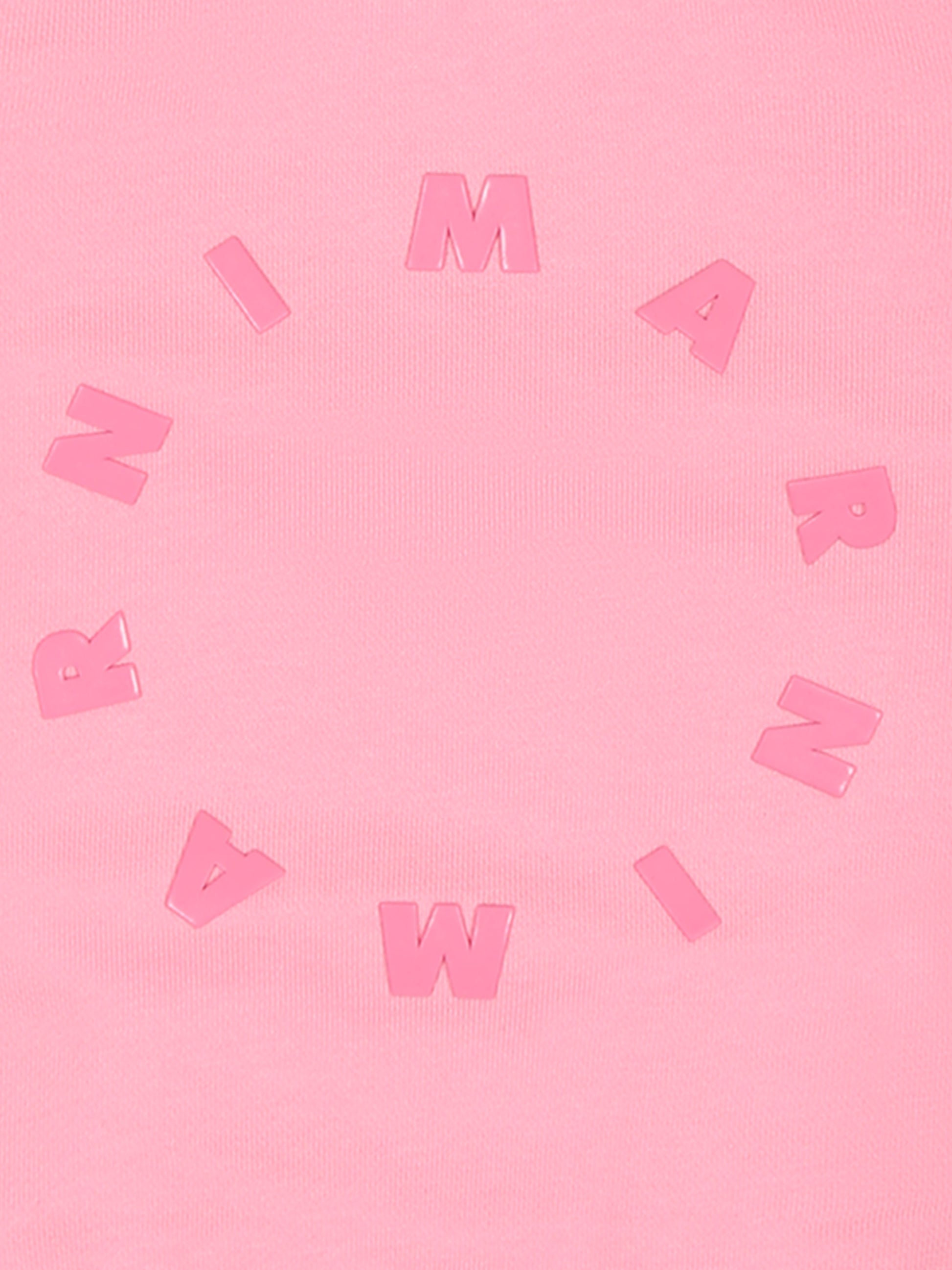 Felpa rosa per neonata con logo,Marni Kids,M01137 M00NF MS44B 0M340