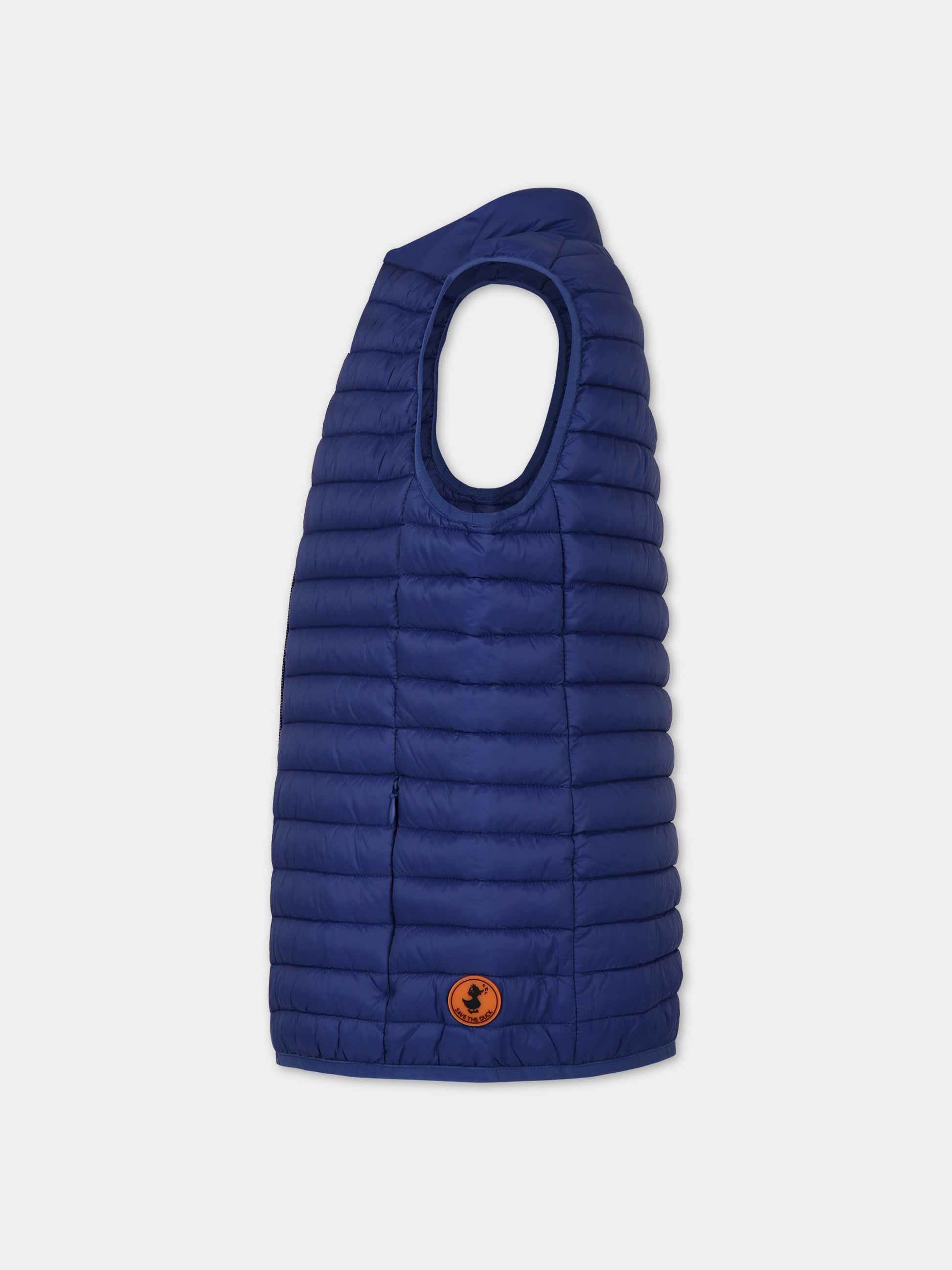 Gilet Dolin blu per bambino,Save The Duck Kids,J82430X GIGA18 90025