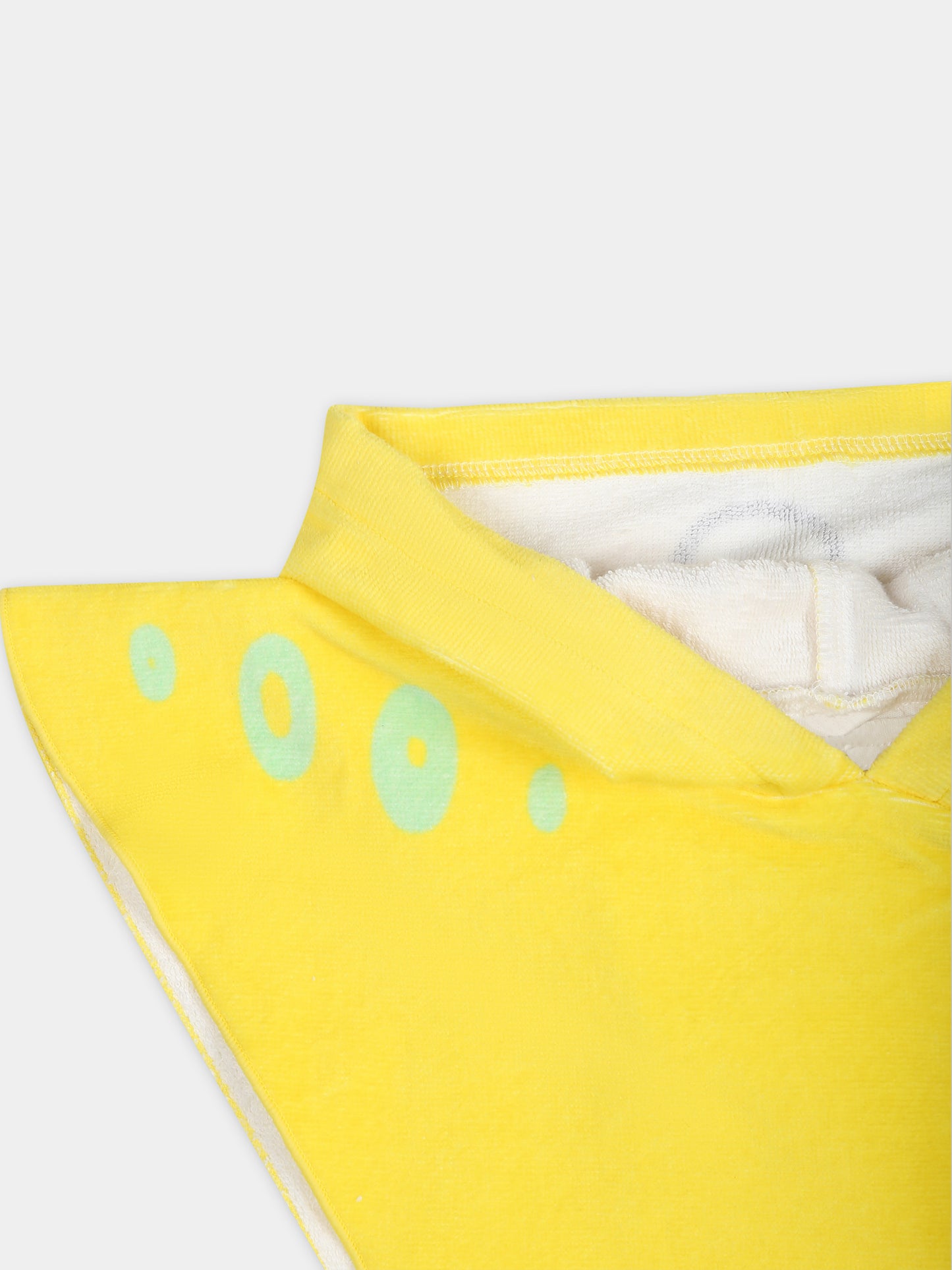 Accappatoio giallo per neonati con squalo,Stella Mccartney Kids,TUC600 Z0163 232