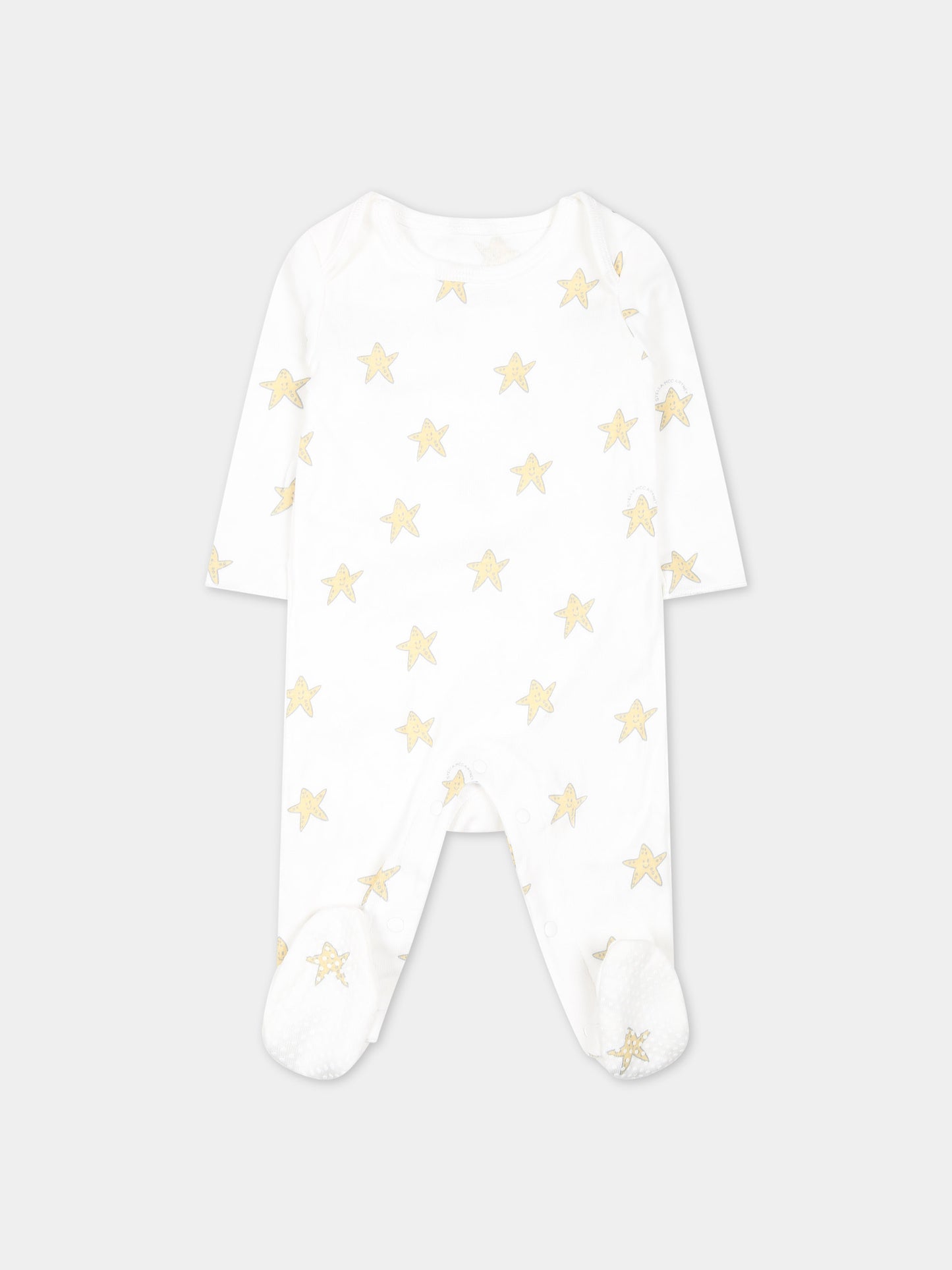 Set tutine avorio per neonati con stelle marine,Stella Mccartney Kids,TUB529 Z1788 101MC