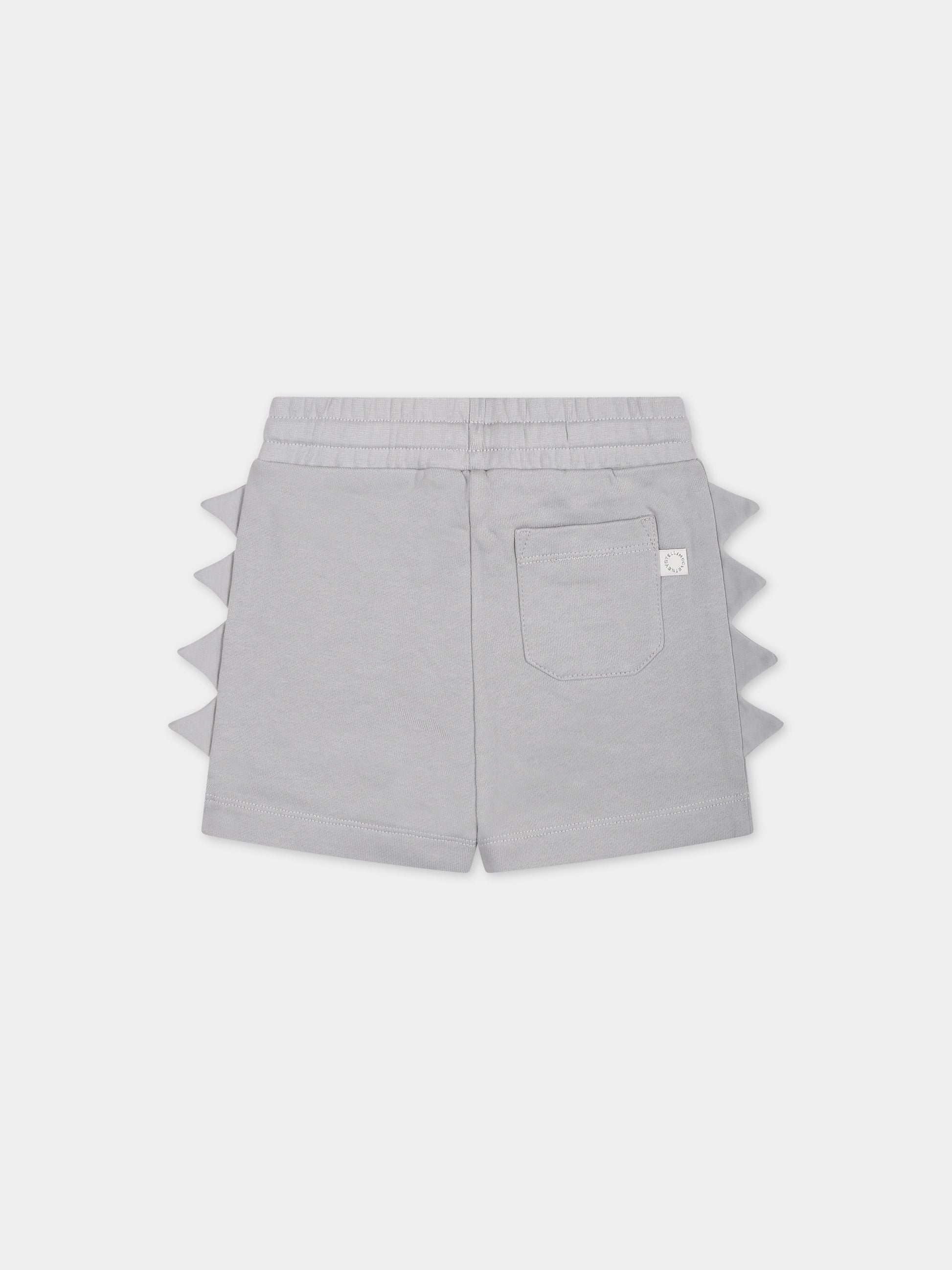 Shorts grigi per neonato,Stella Mccartney Kids,TU6599 Z0499 906
