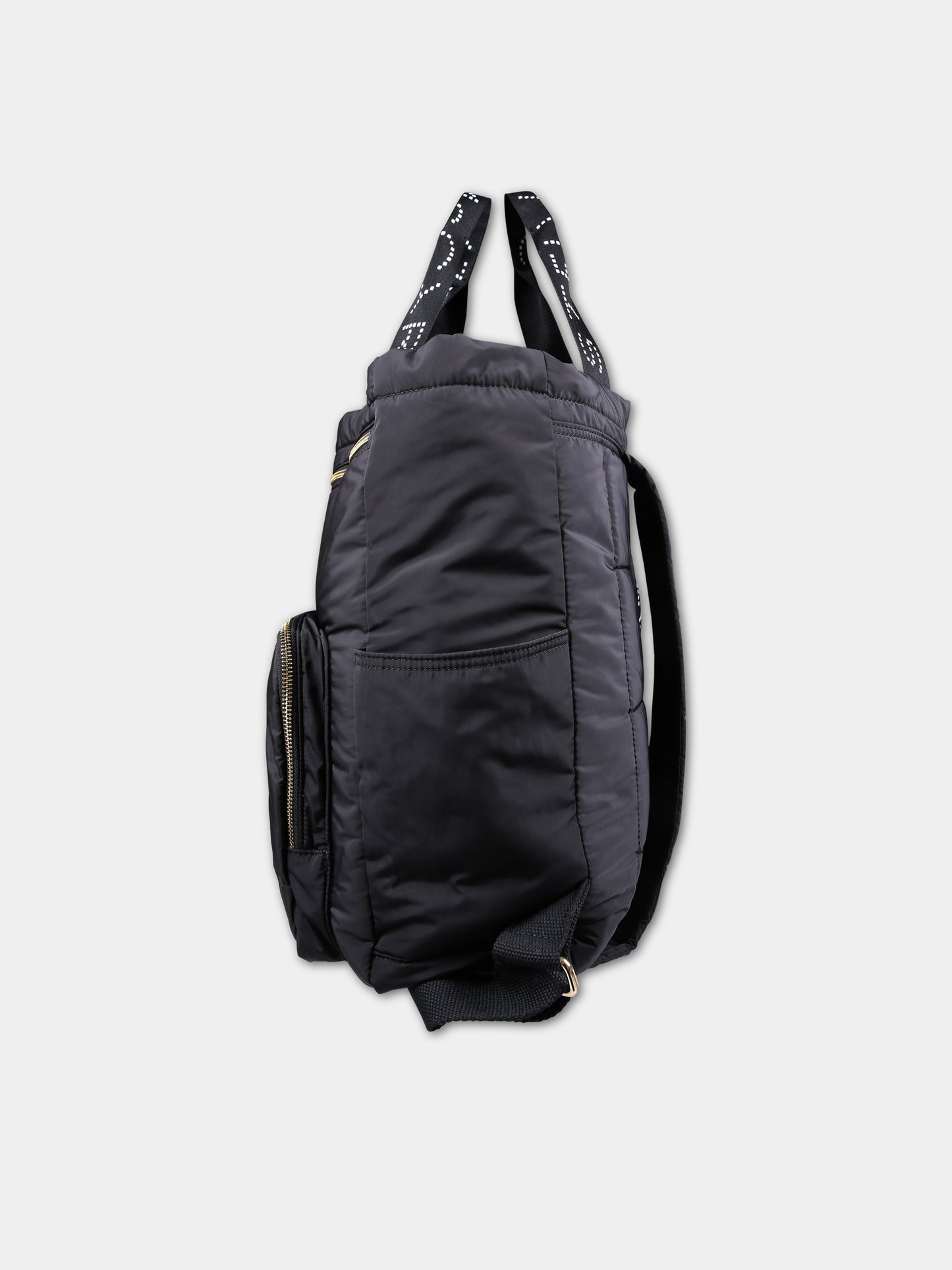 Borsa mamma ner per neonati con logo,Stella Mccartney Kids,TU0B58 Z0179 930