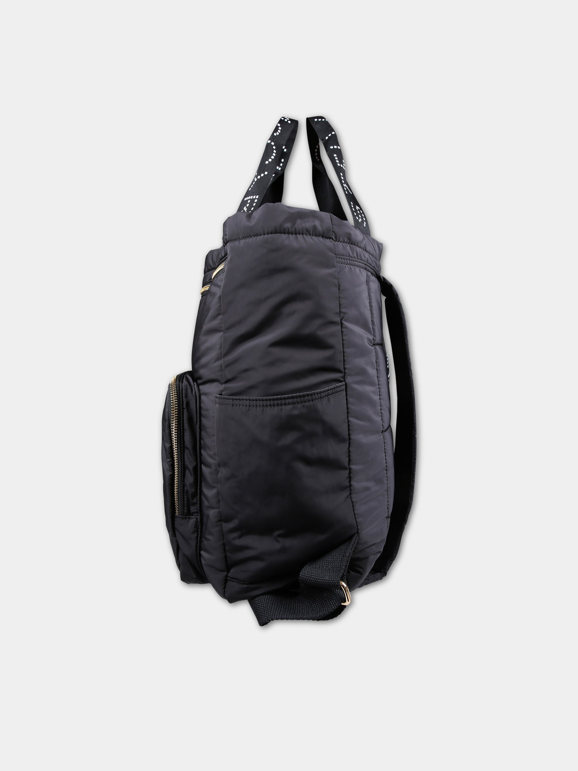 Borsa mamma ner per neonati con logo,Stella Mccartney Kids,TU0B58 Z0179 930