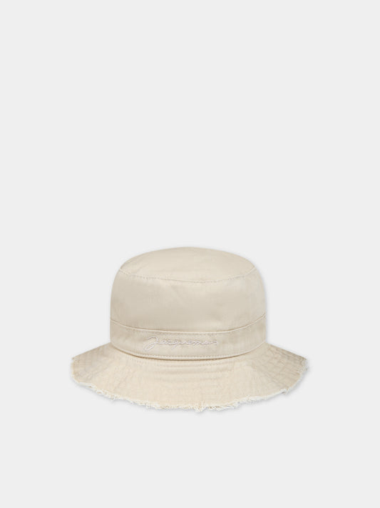 Cloche 'Le Bob Artichaut' beige  per bambini,Jacquemus,Q00054 277