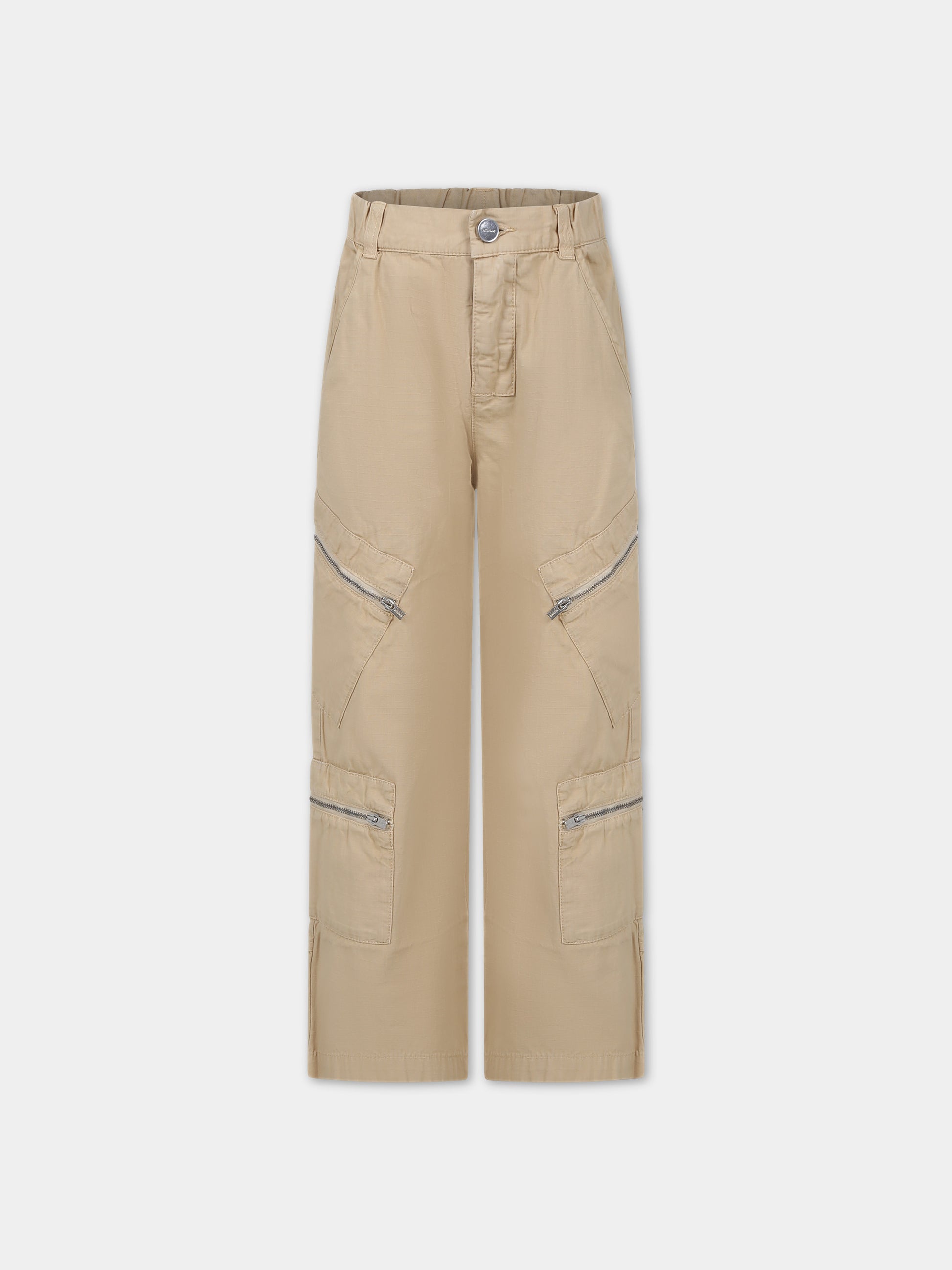 Pantaloni 'Le Cargo Marrone' beige per bambino,Jacquemus,Q00055 277