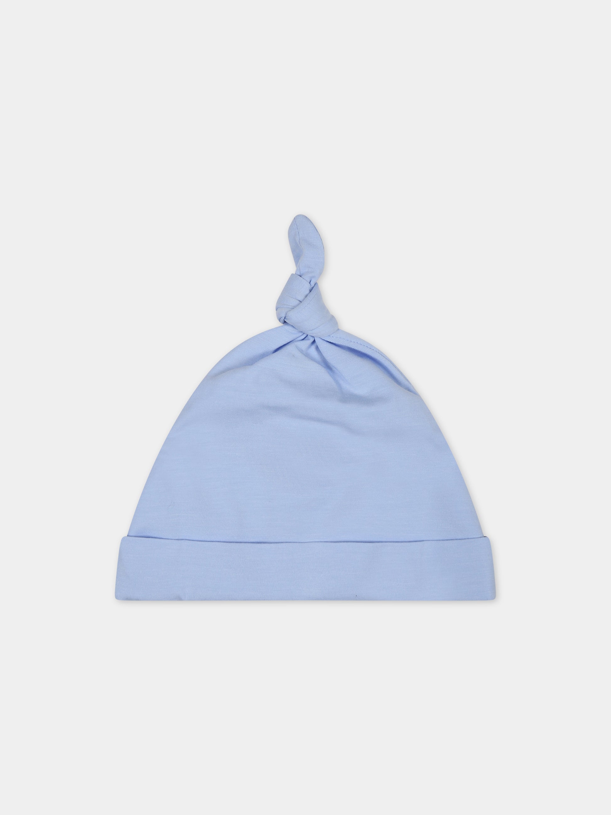 Set celeste per neonato con logo,Burberry Kids,8070278 B1955