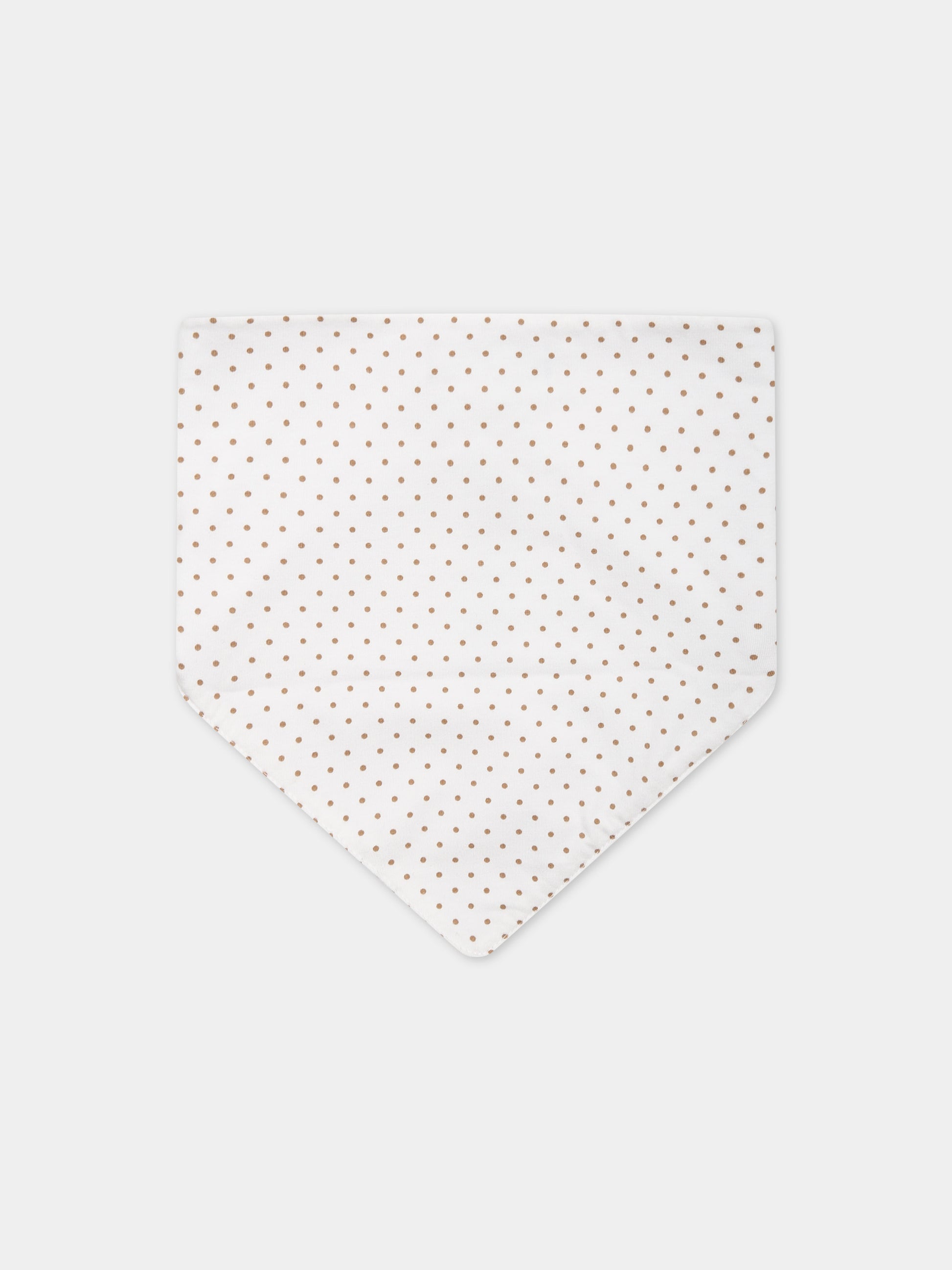 Completo bianco per neonati con logo e pois all-over,Burberry Kids,8078866 A7168