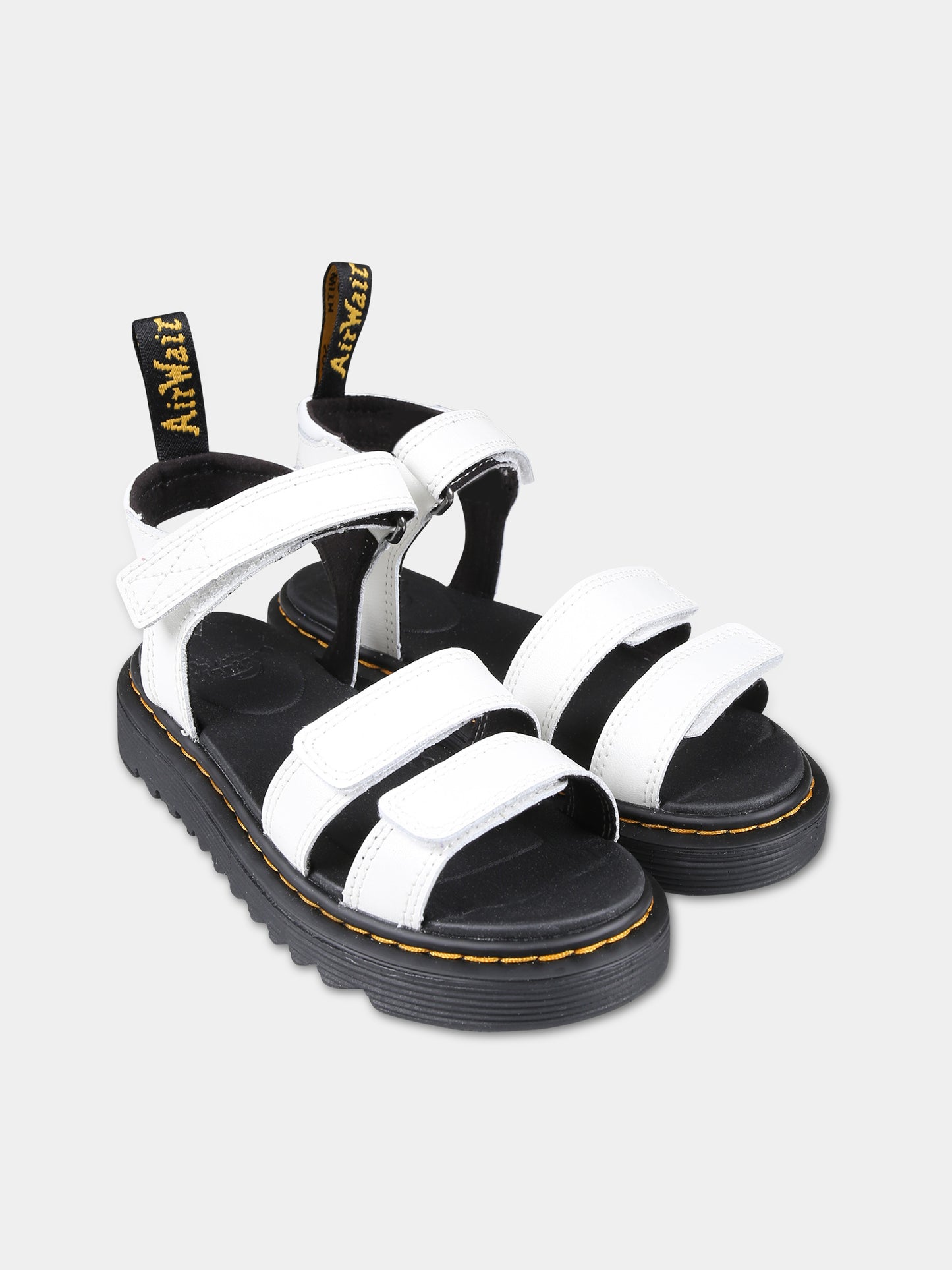 Sandali bianchi Klaire T per bambini,Dr. Martens,26675100