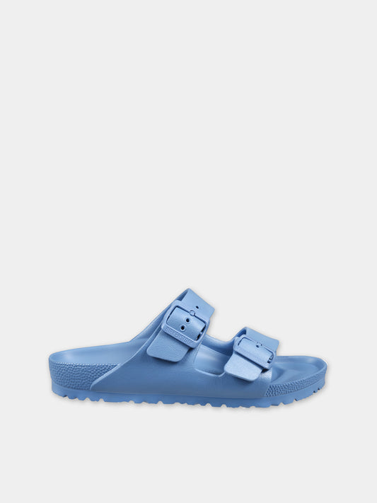 Sandali blu Arizona Eva per bambini con logo,Birkenstock,1027376 ELEMENTAL BLUE