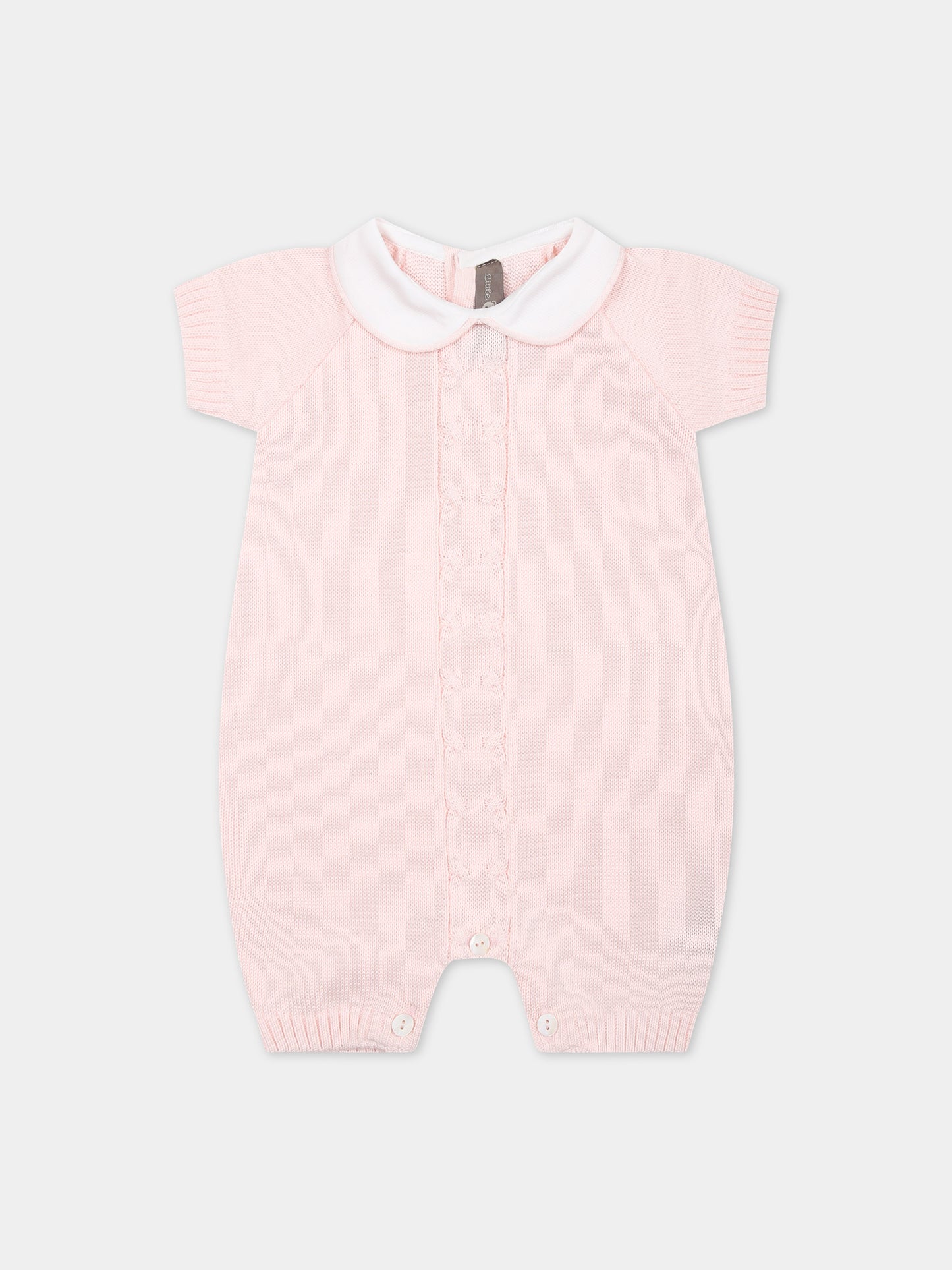 Pagliaccetto rosa per neonata,Little Bear,8117 CIPRIA