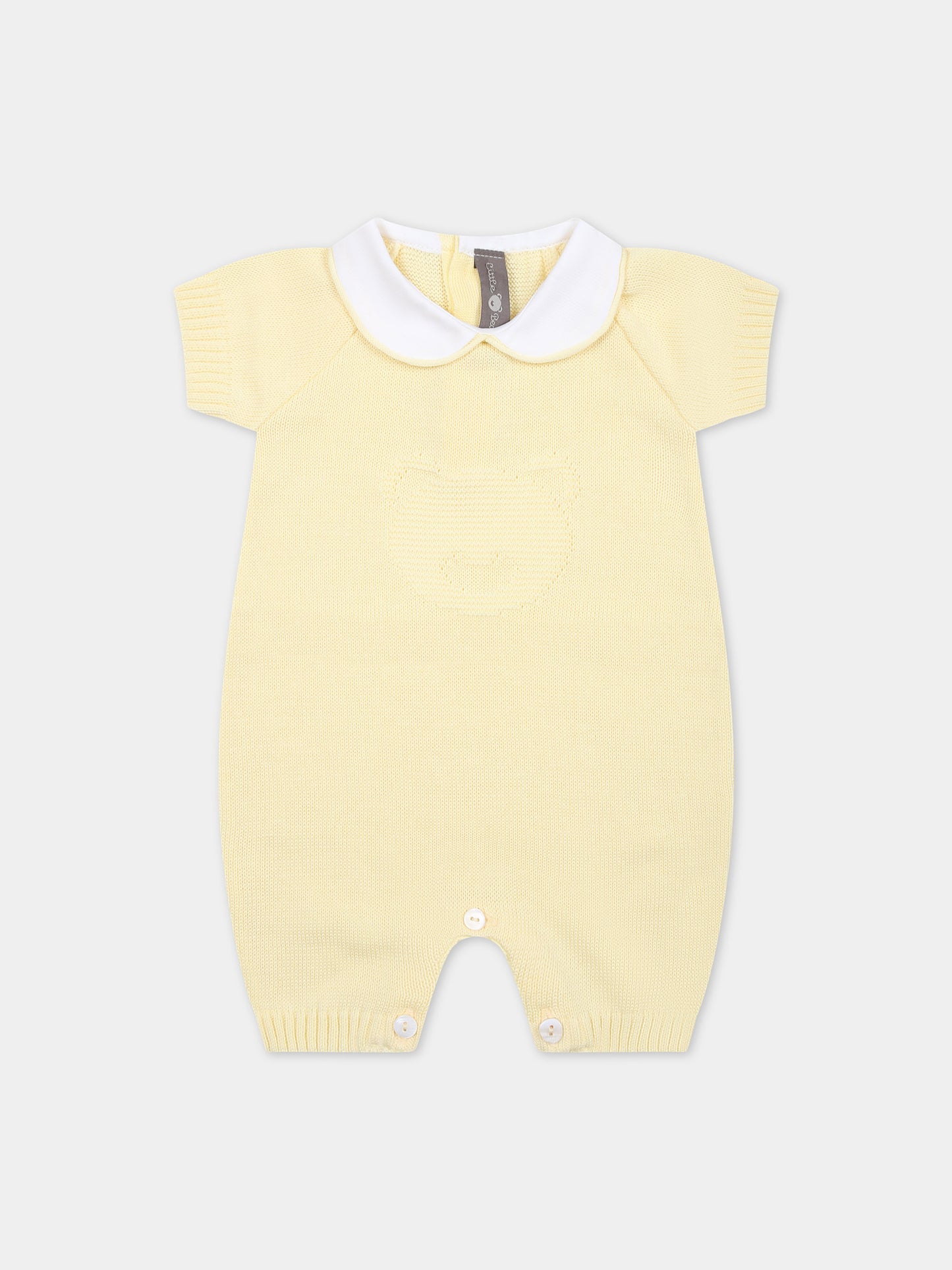 Pagliaccetto giallo per neonati,Little Bear,8116 GIALLO