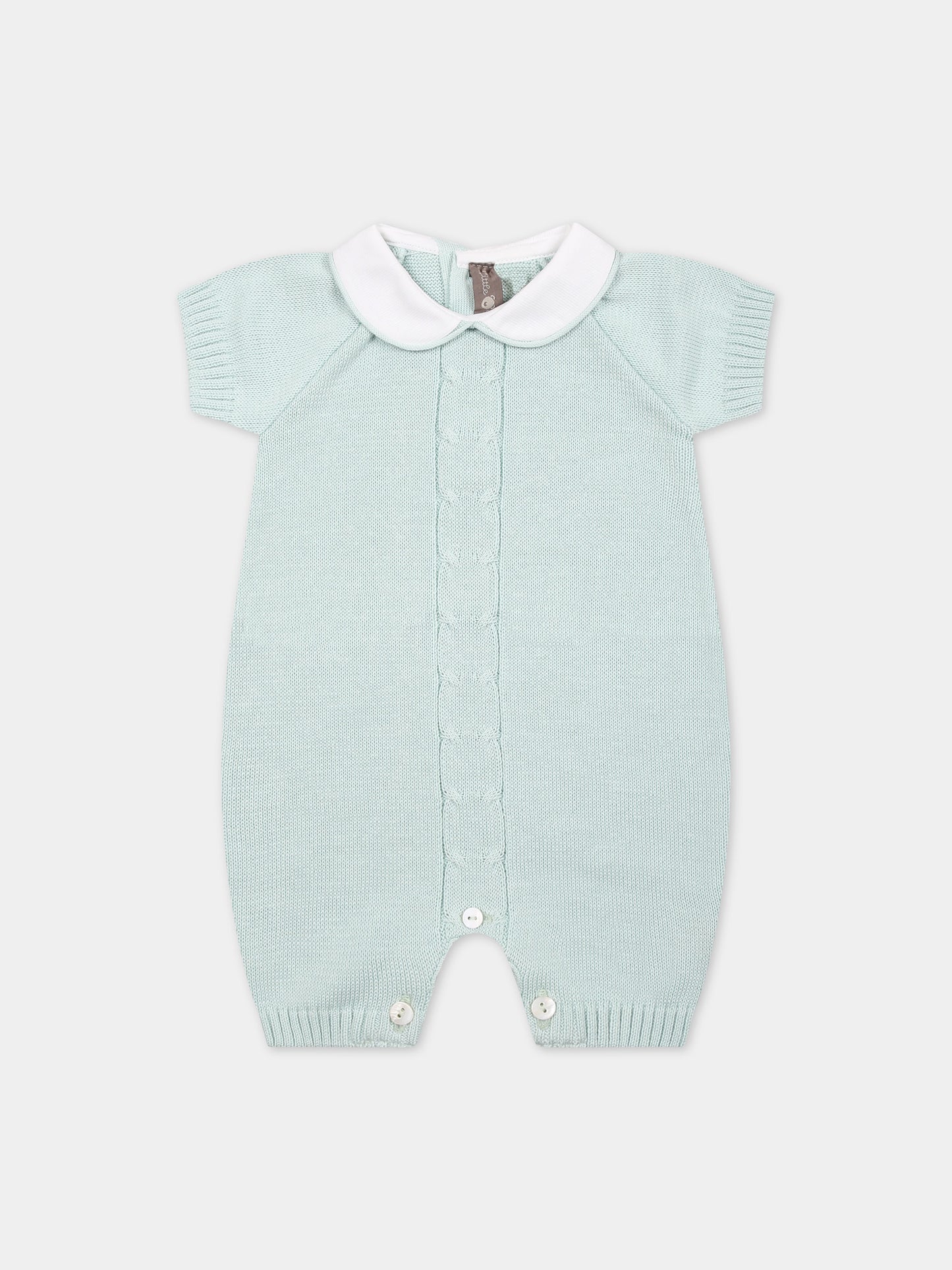 Pagliaccetto verde per neonati,Little Bear,8117 MENTA