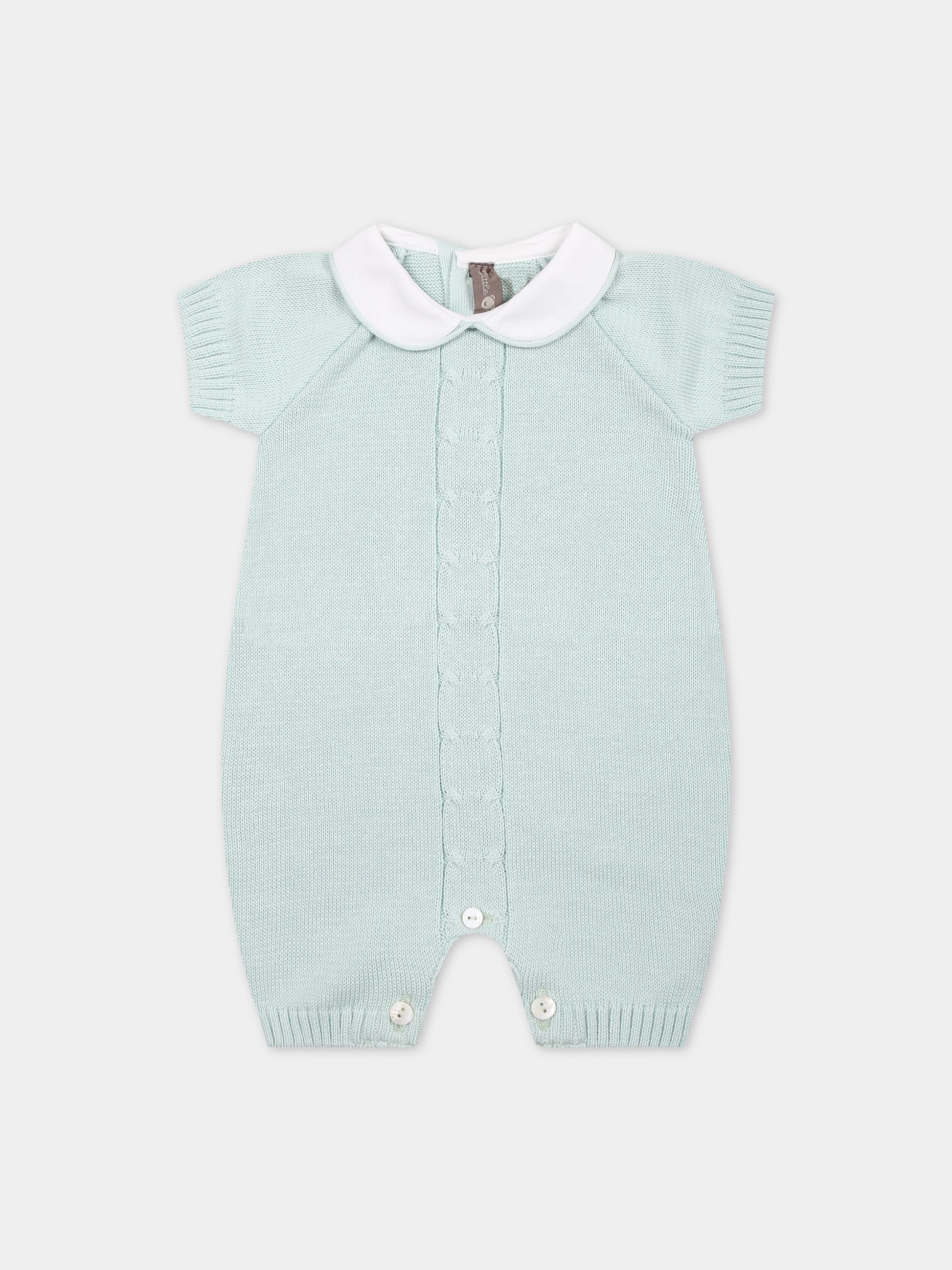 Pagliaccetto verde per neonati,Little Bear,8117 MENTA