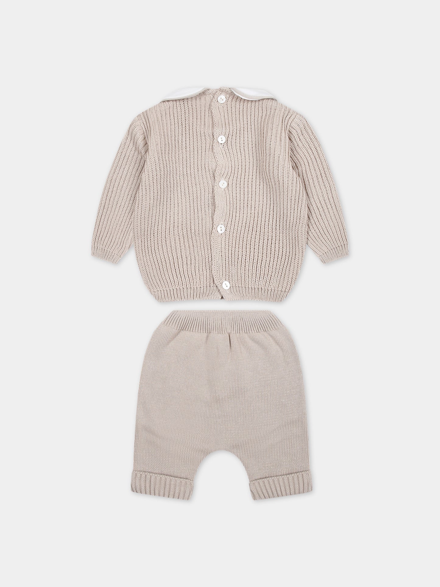 Completo nascita beige per neonati,Little Bear,8107 CORDA