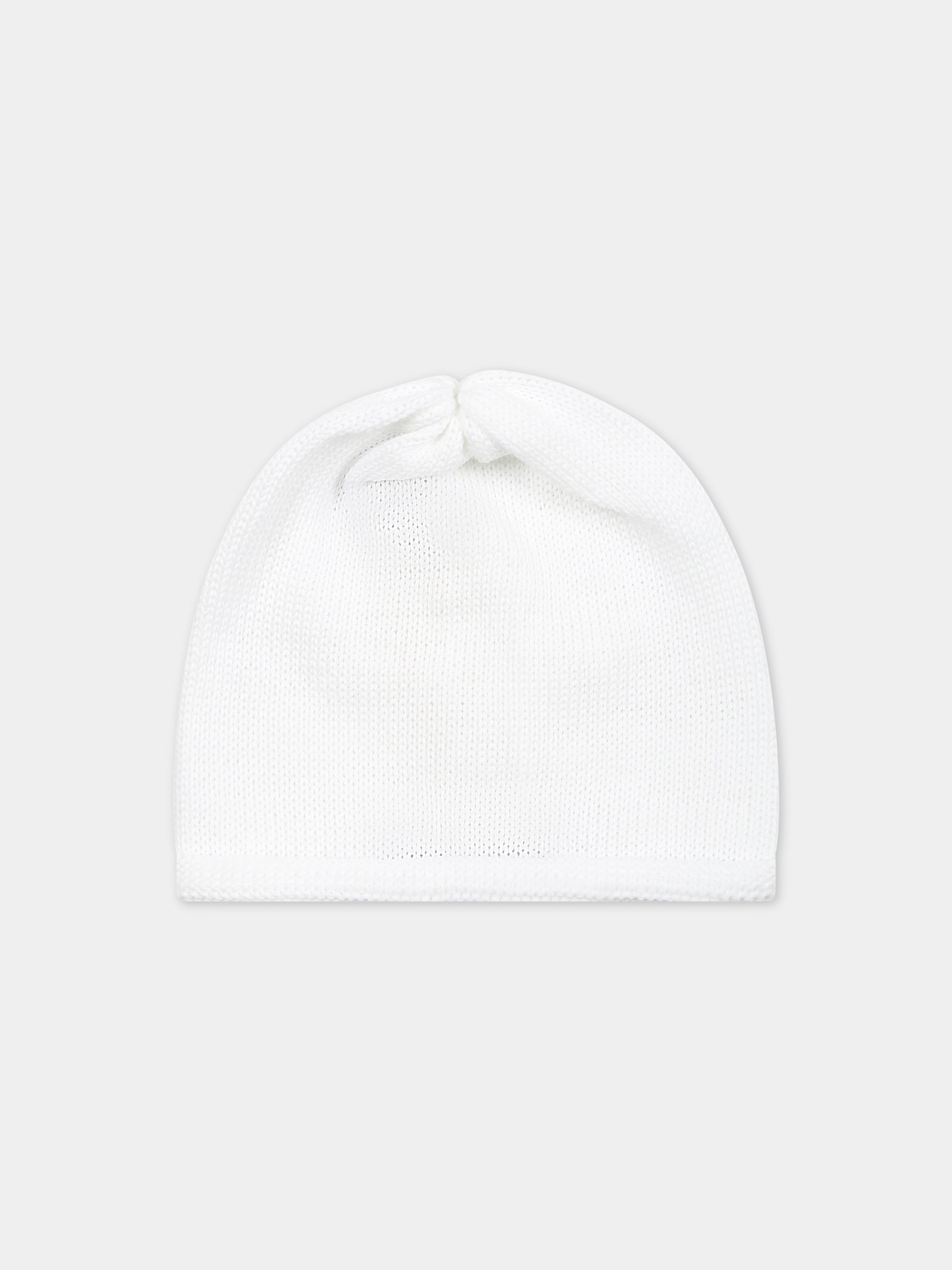 Cappello bianco per neonati,Little Bear,8017 BIANCO