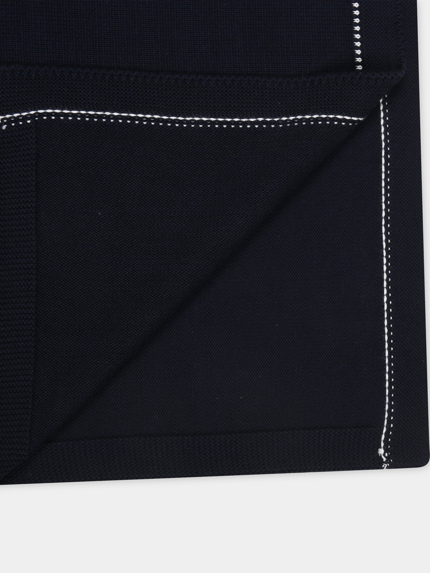 Coperta blu per neonato con iconico aquilotto,Armani Junior,3DN850 NM0BZ 0920