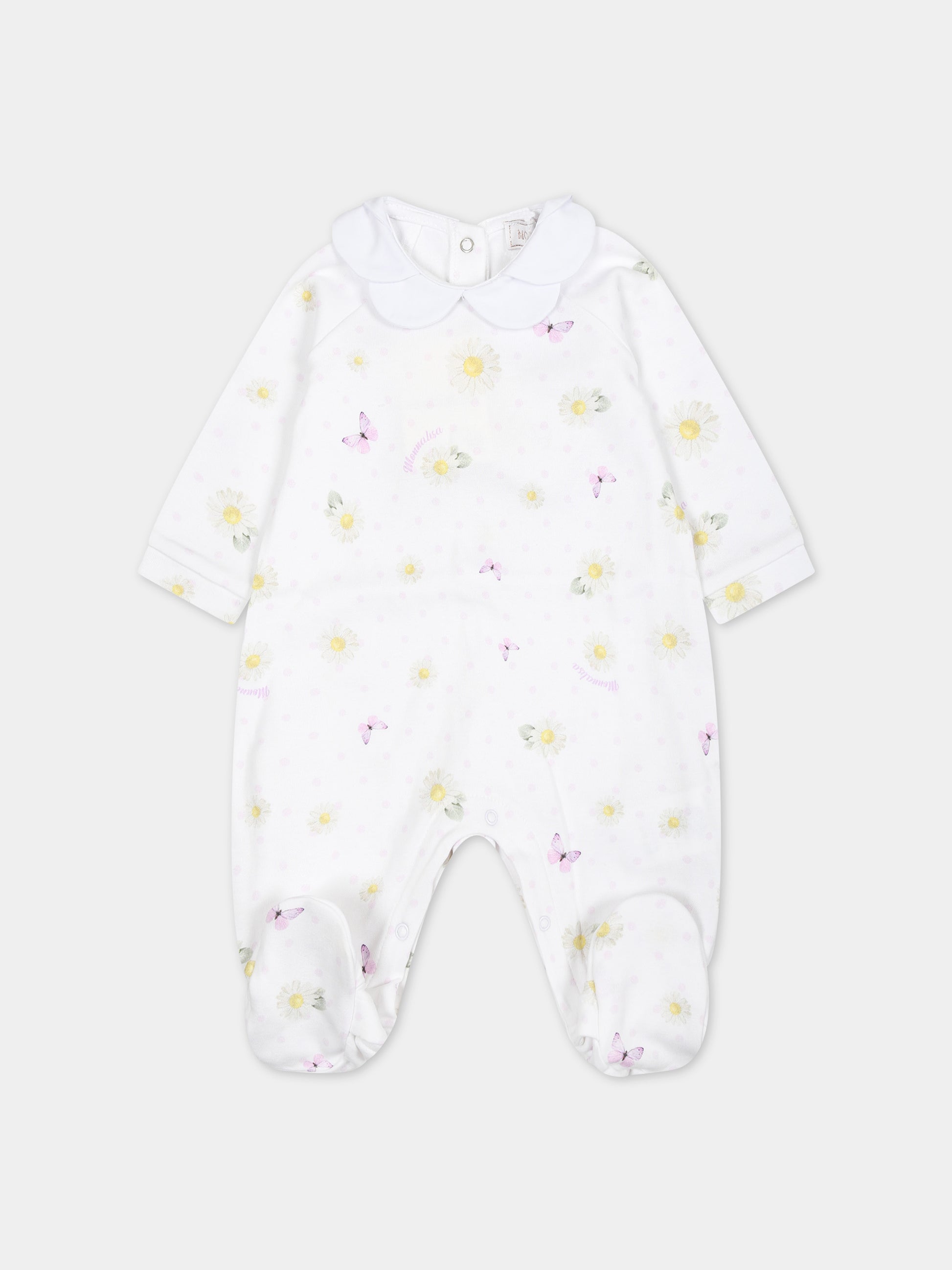 Set bianco per neonata,Monnalisa,35C510 3720 0099