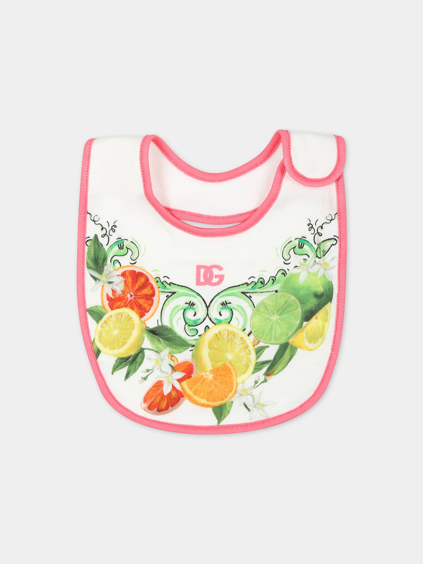 Set tutina bianca per neonata,Dolce & Gabbana Kids,L2JOY9 G7M6B HV5AN